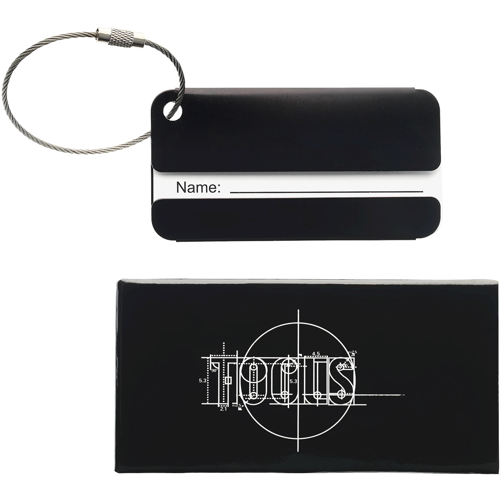 Advertising Travel Accessories - Discovery luggage tag - 1