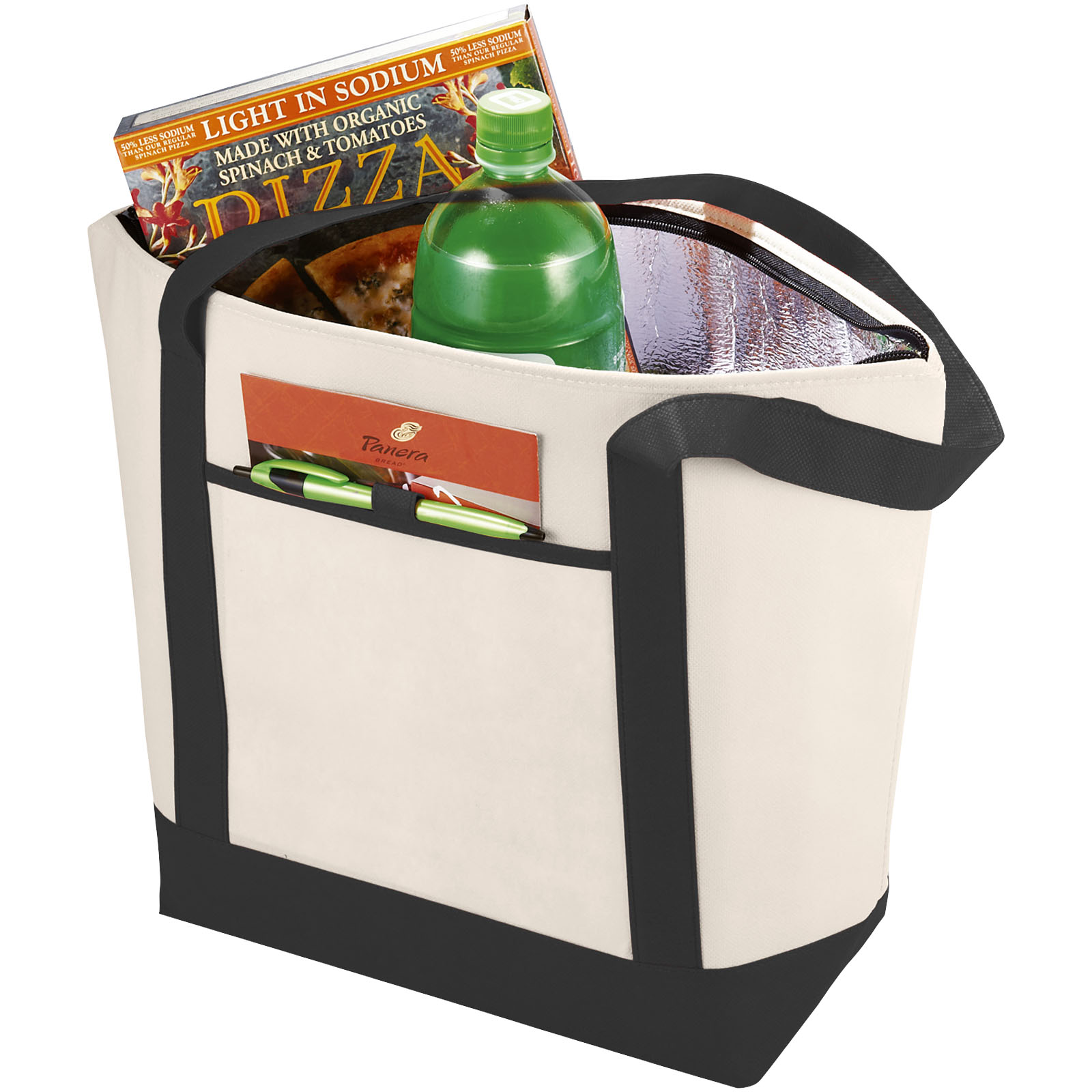 Advertising Cooler bags - Lighthouse non-woven cooler tote 21L - 0