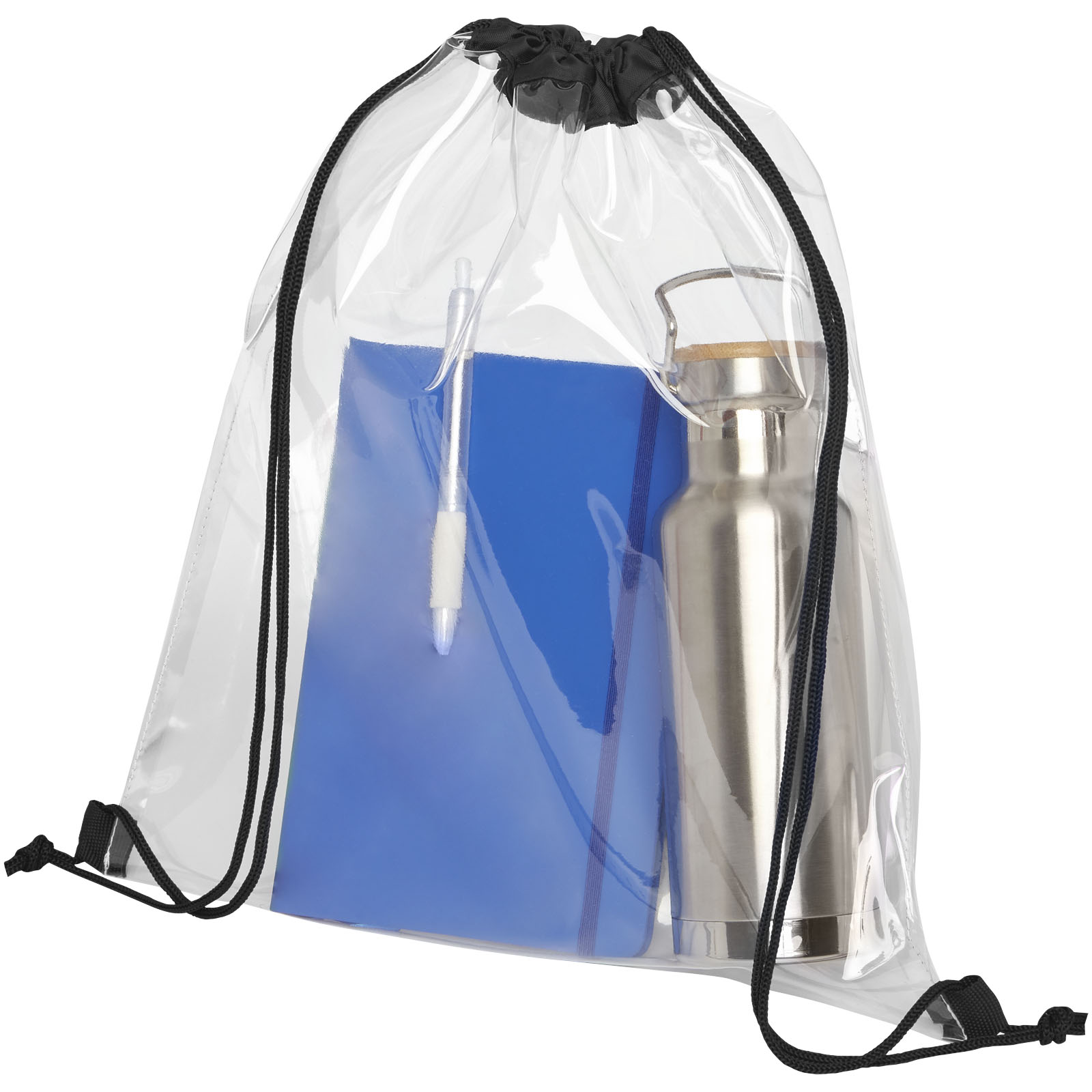Advertising Drawstring Bags - Lancaster transparent drawstring bag 5L - 2