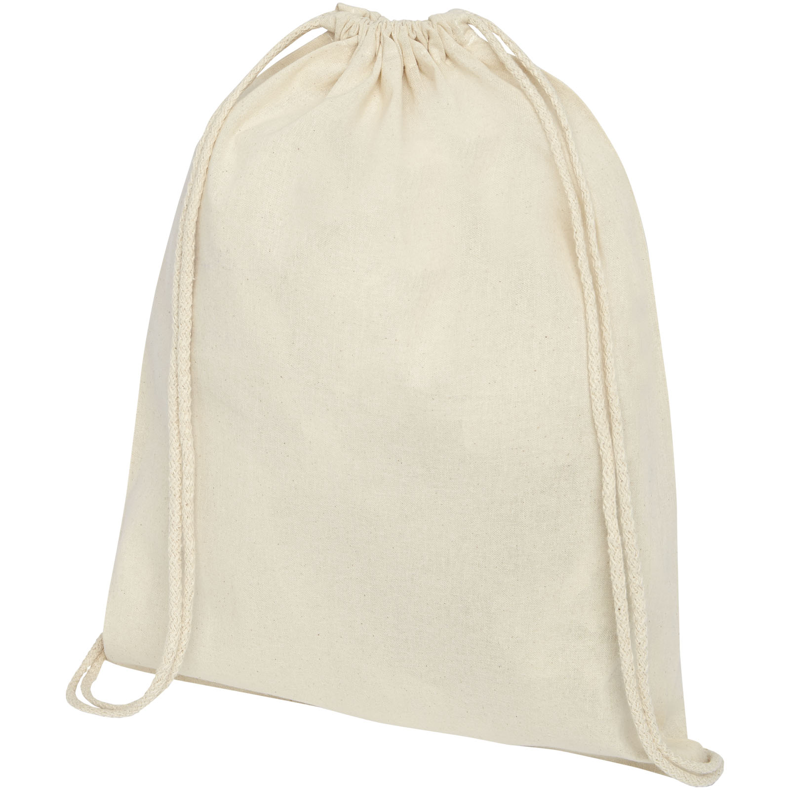 Advertising Drawstring Bags - Oregon 100 g/m² cotton drawstring bag 5L - 0