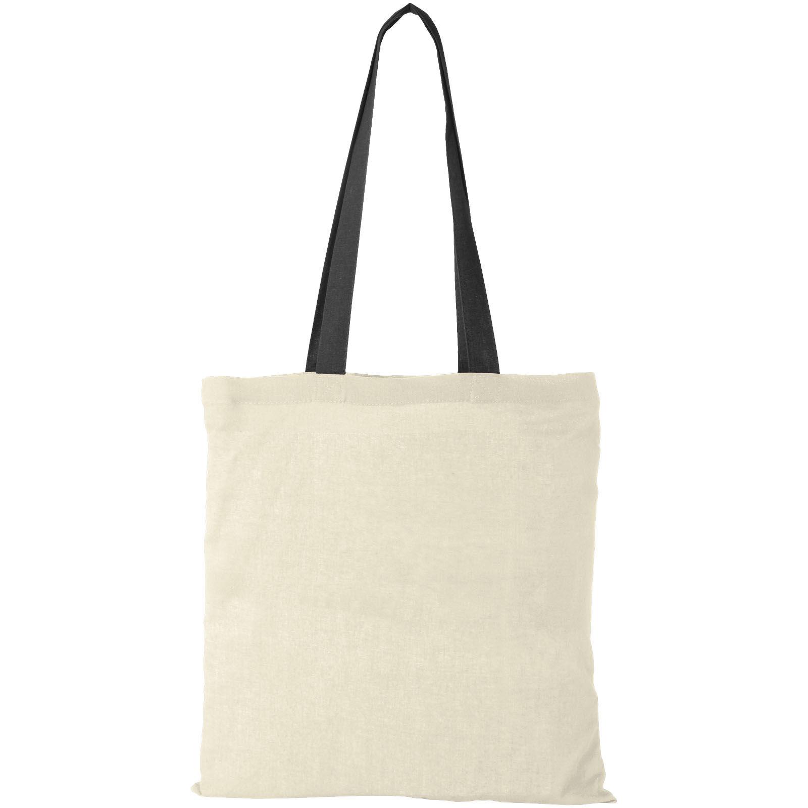 Advertising Cotton Bags - Nevada 100 g/m² cotton tote bag coloured handles 7L - 1