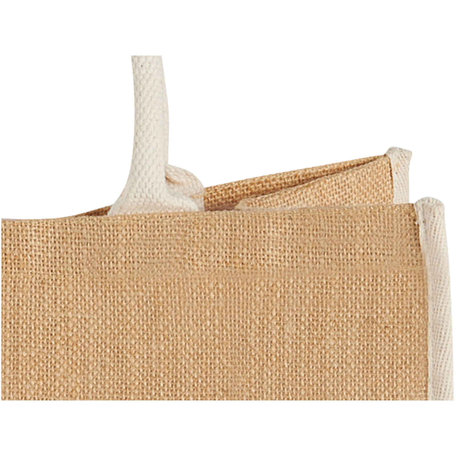 Sacs de shopping publicitaires - Grand sac shopping en jute Harry 25L - 3