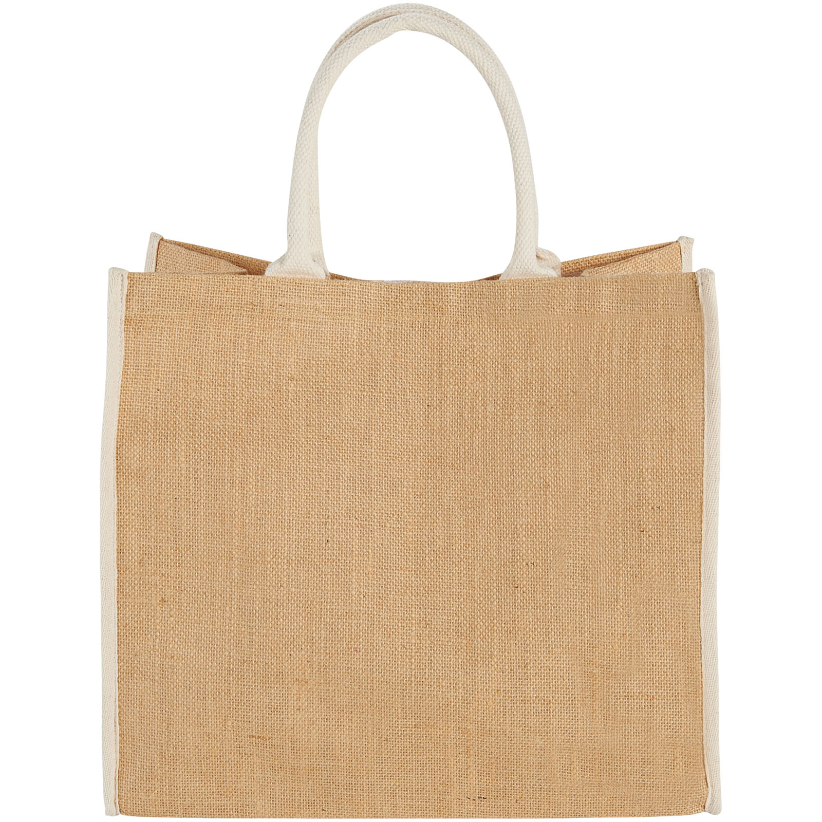 Advertising Shopping & Tote Bags - Harry coloured edge jute tote bag 25L - 1