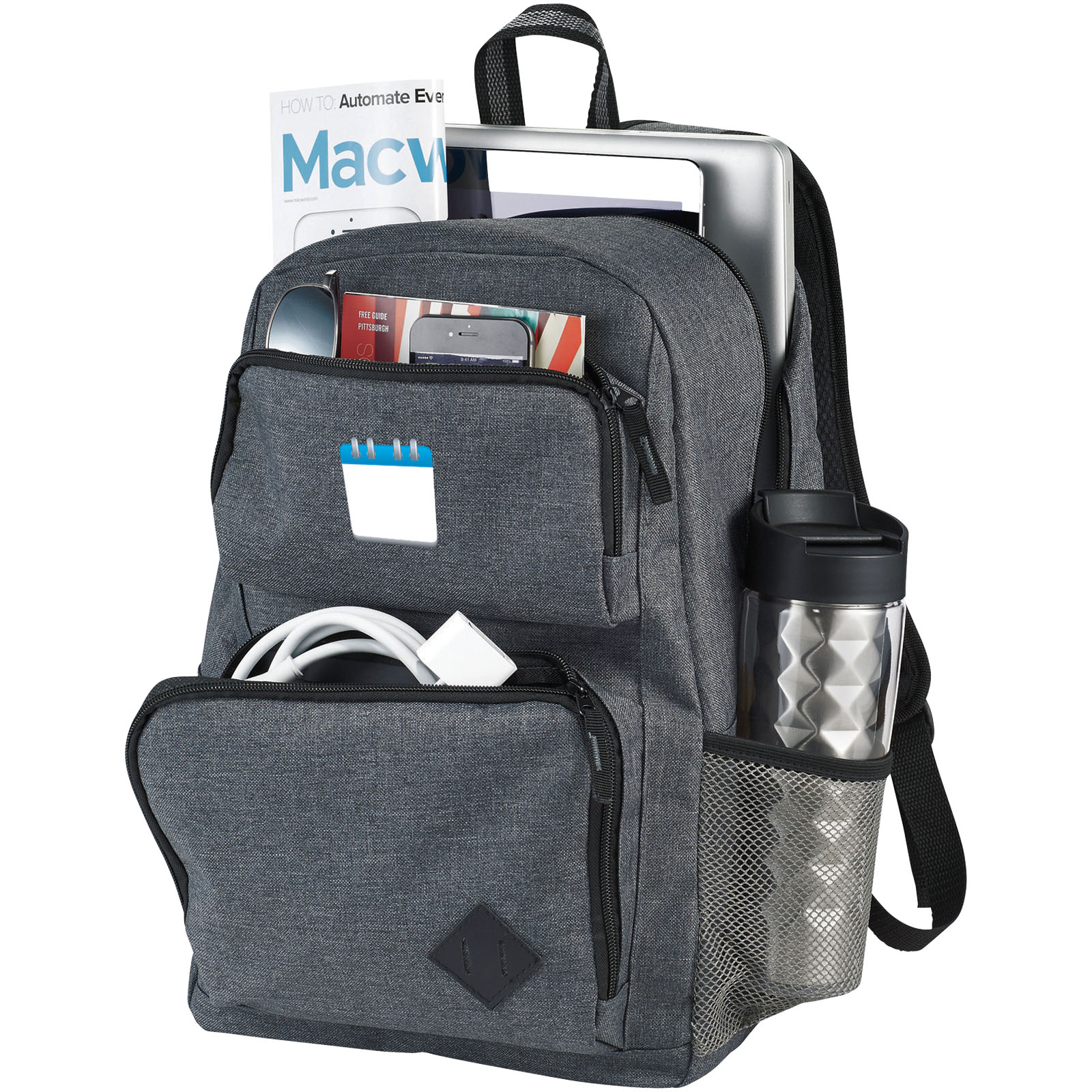 Advertising Laptop Backpacks - Graphite Deluxe 15