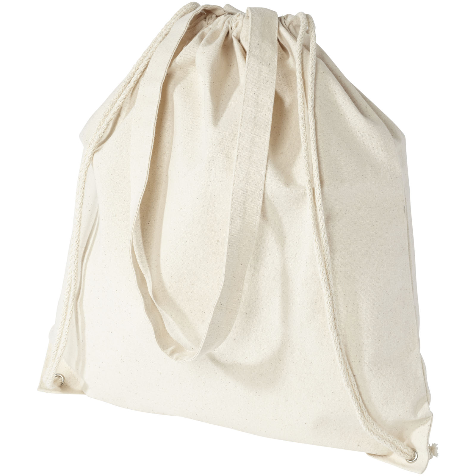 Sacs à dos ficelle publicitaires - Sac à dos en coton 240 g/m² avec cordon de serrage Eliza 6L - 3