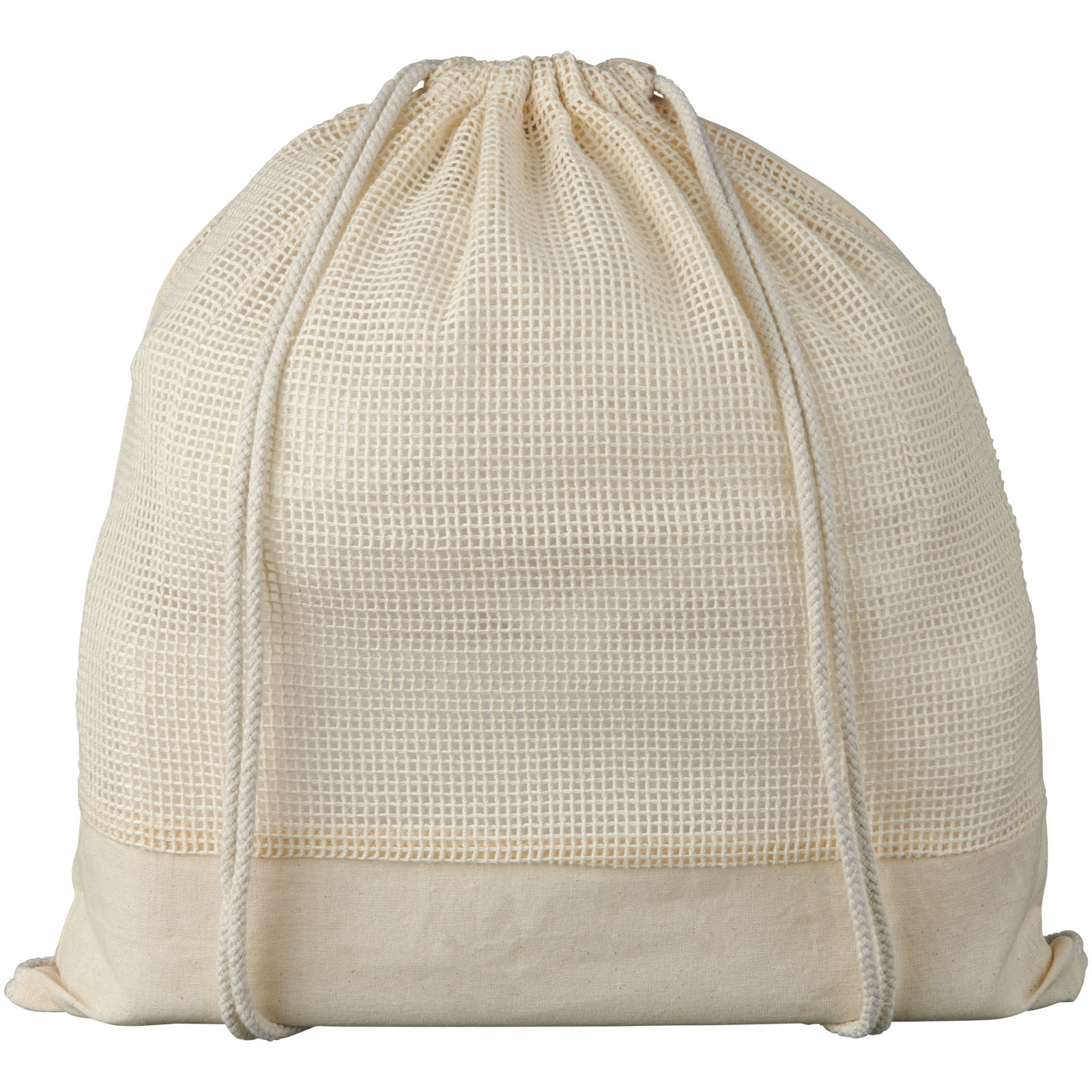 Advertising Drawstring Bags - Maine mesh cotton drawstring bag 5L - 2