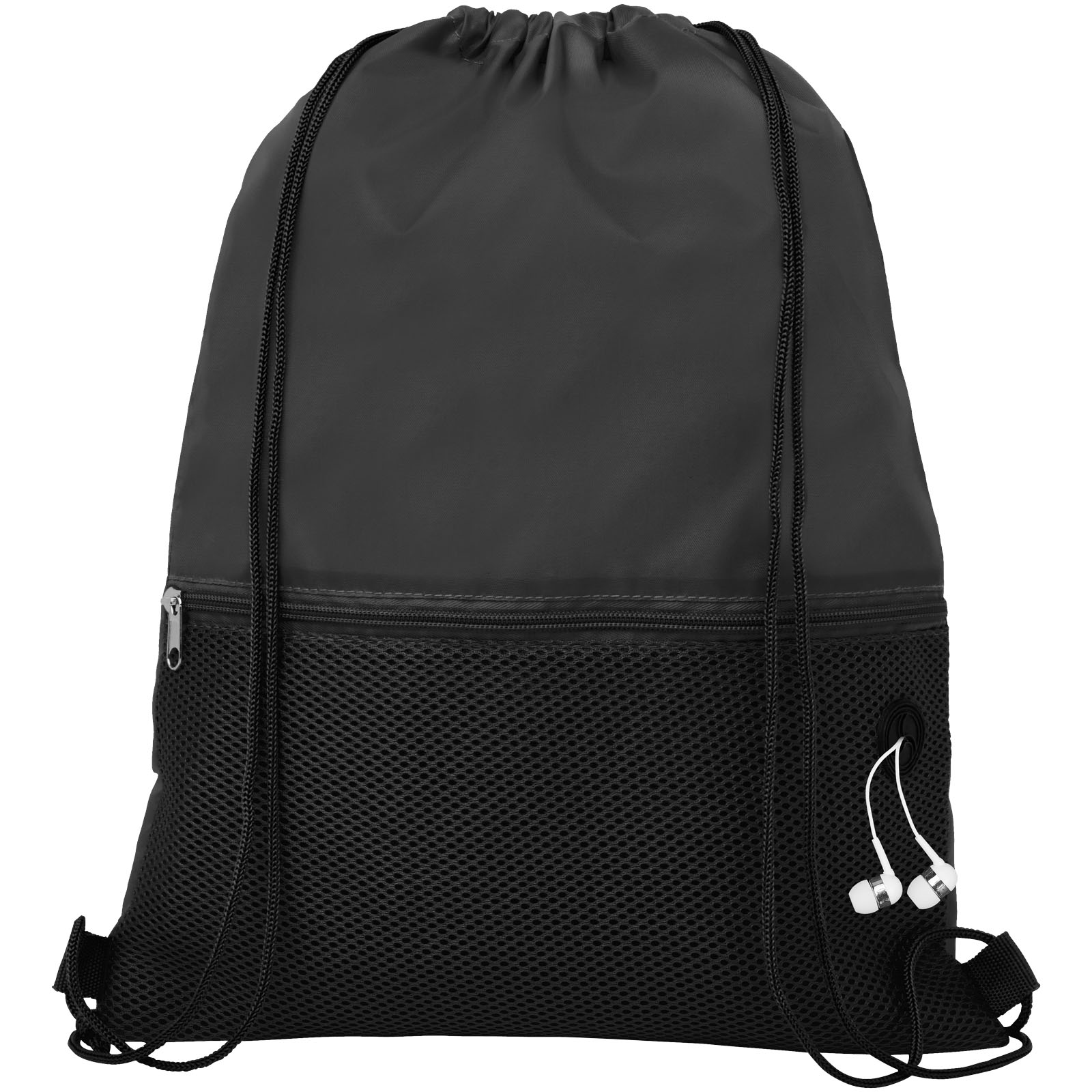 Sacs à dos ficelle publicitaires - Sac à dos Oriole avec cordon, en maille filet 5L - 3