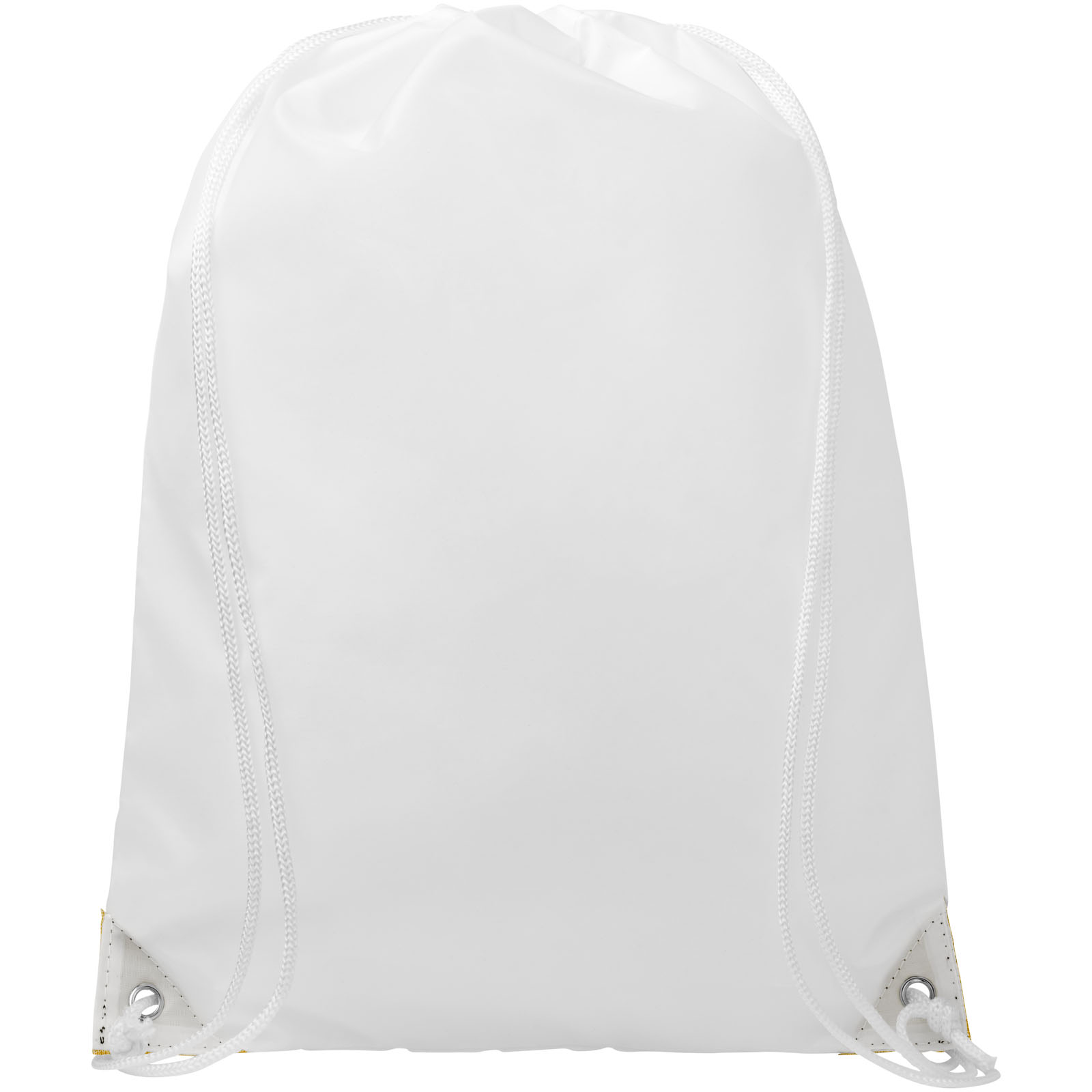 Advertising Drawstring Bags - Oriole drawstring bag with coloured corners 5L - 2