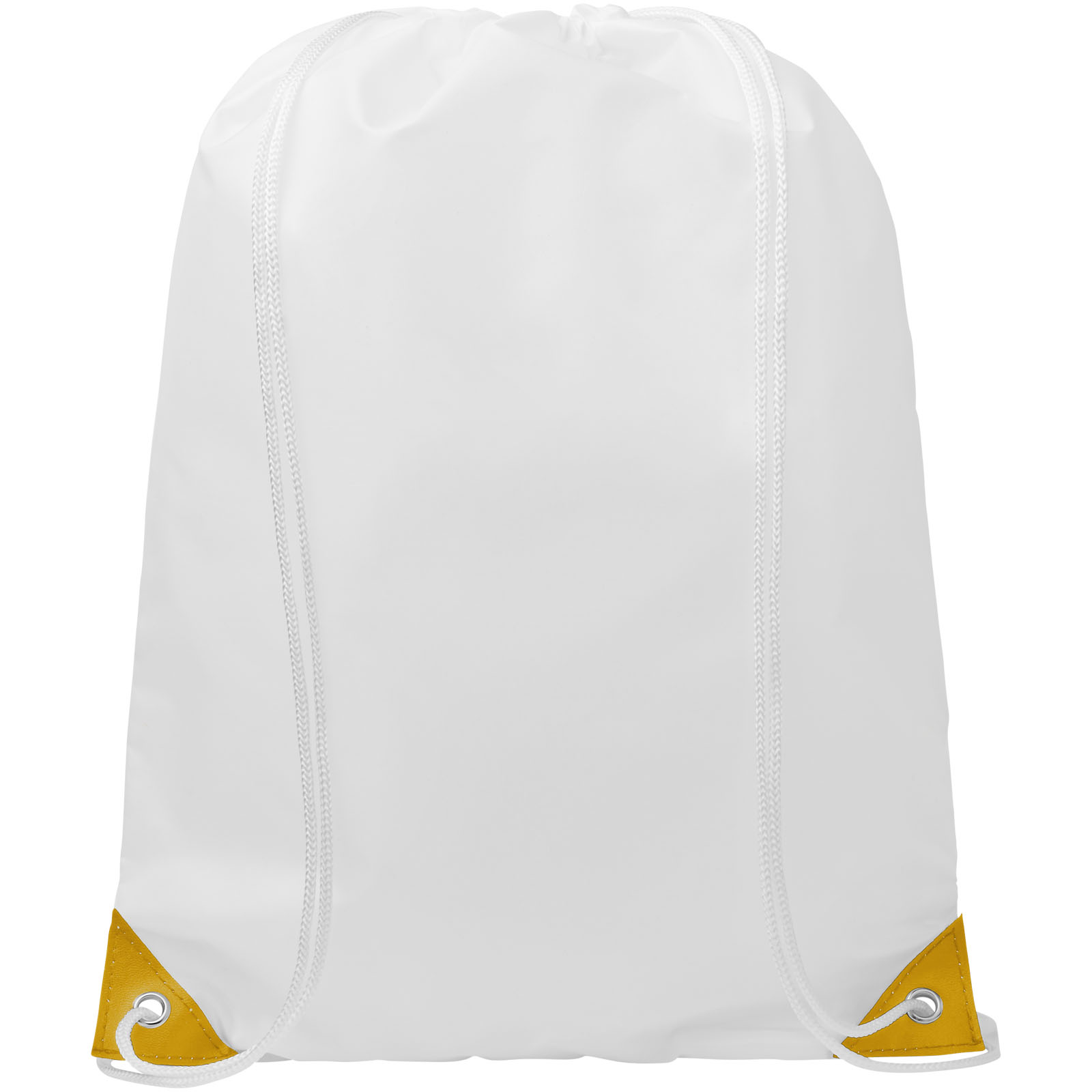 Advertising Drawstring Bags - Oriole drawstring bag with coloured corners 5L - 1