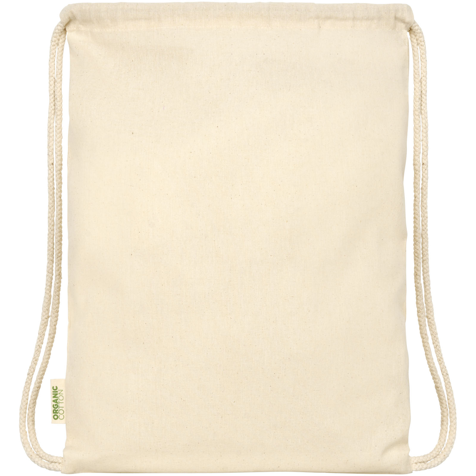 Advertising Drawstring Bags - Orissa 100 g/m² organic cotton drawstring bag 5L - 2