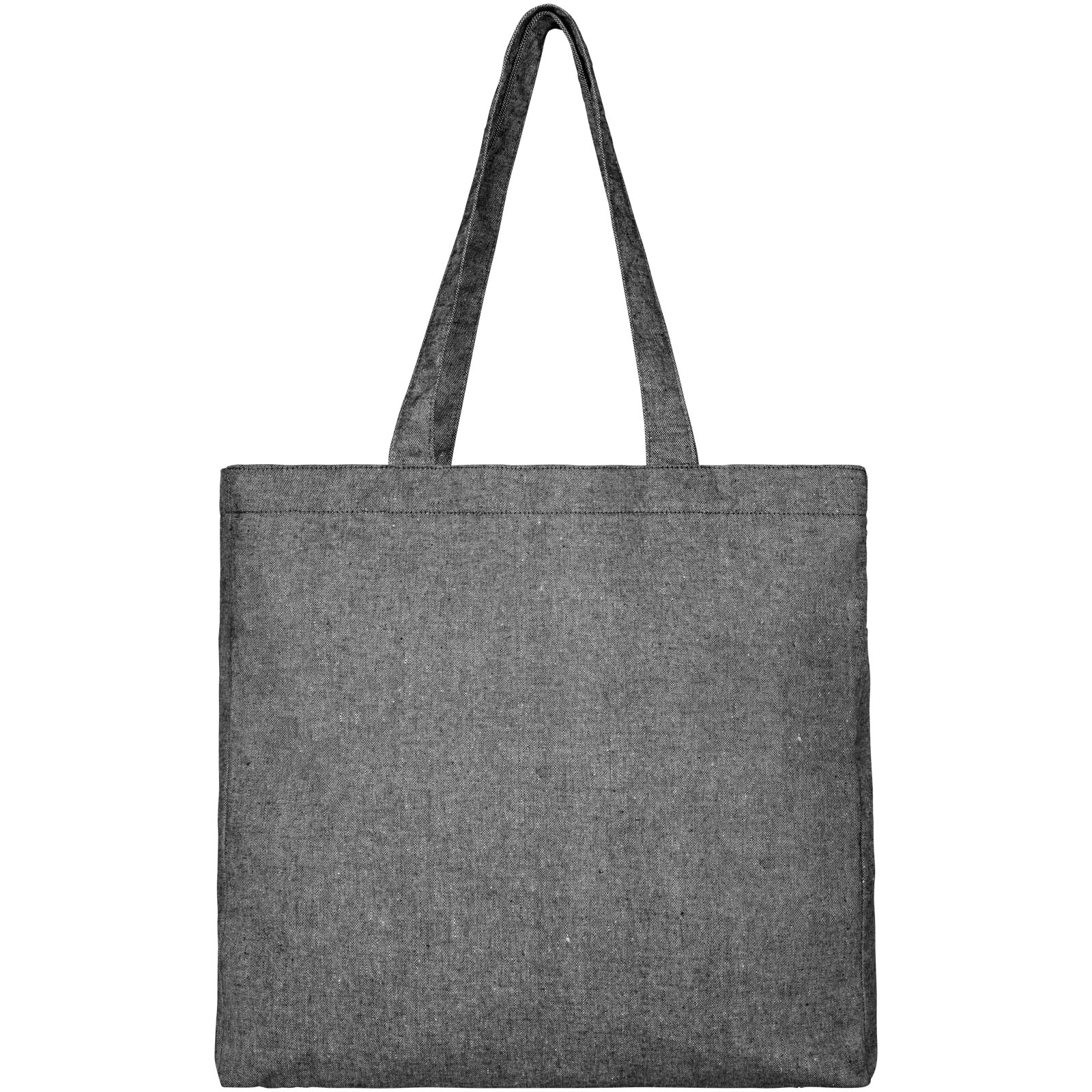 Sacs de shopping publicitaires - Sac shopping Pheebs recyclé avec soufflet 210 gr/m² 13L - 1