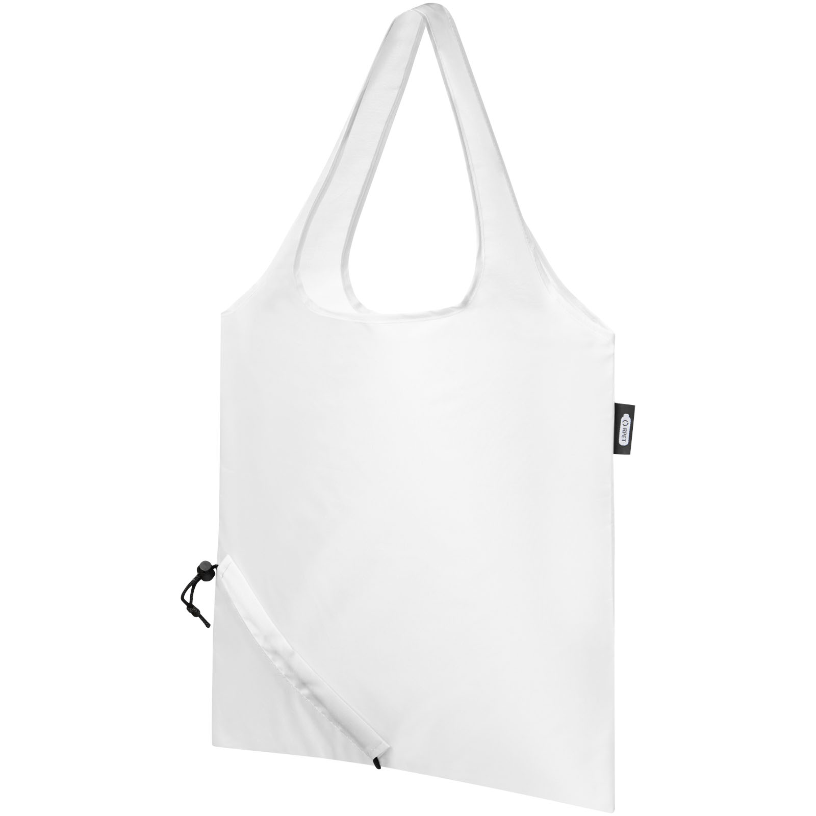 Sacs de shopping publicitaires - Sac shopping pliable Sabia en PET recyclé 7L - 3