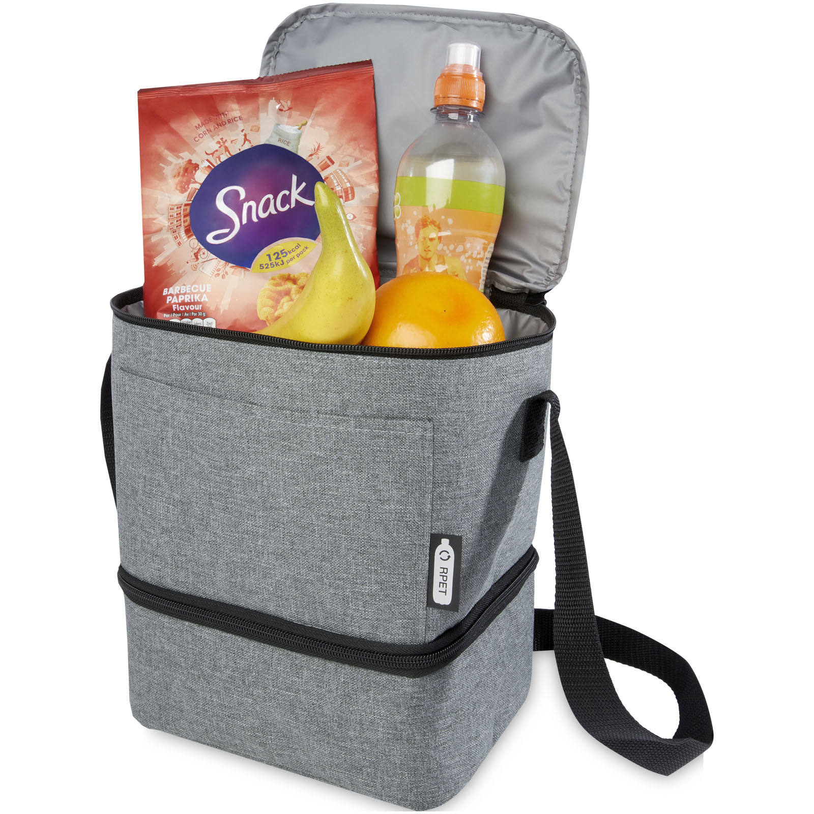 Advertising Cooler bags - Tundra 9-can GRS RPET lunch cooler bag 9L - 3