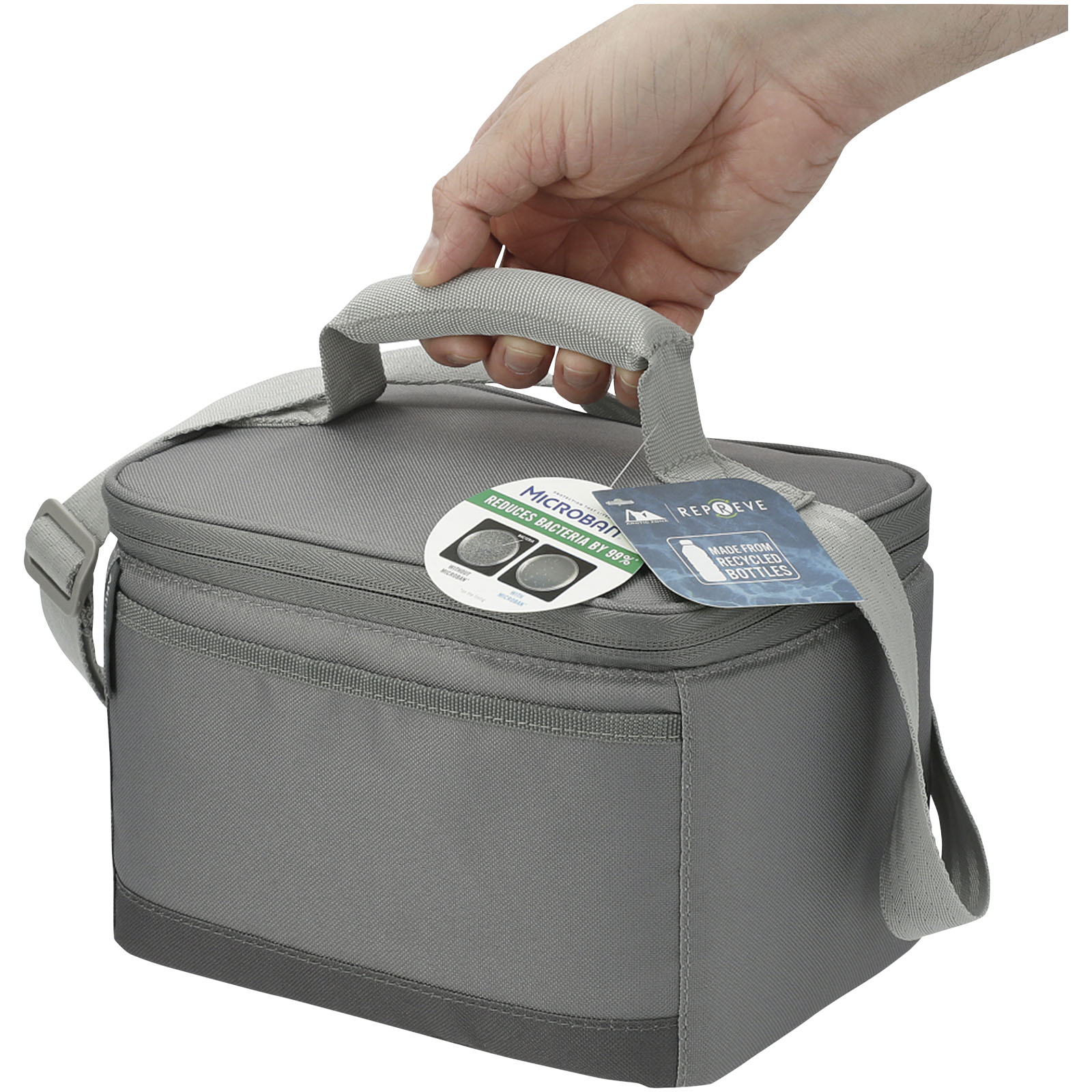 Advertising Cooler bags - Arctic Zone® Repreve® 6-can recycled lunch cooler 5L - 4
