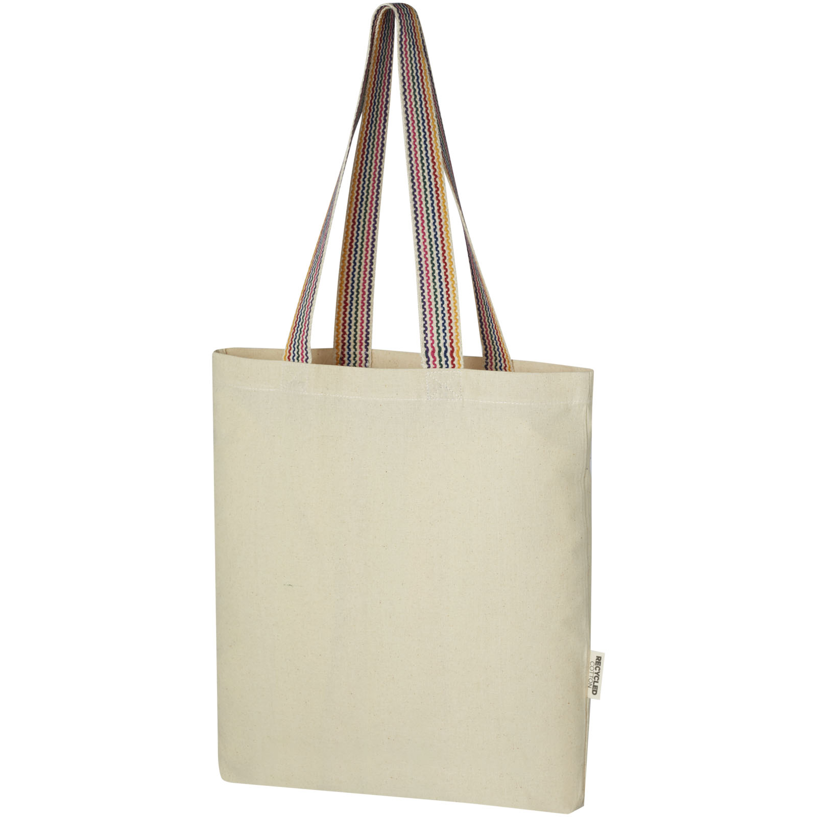 Shopping & Tote Bags - Rainbow 180 g/m² recycled cotton tote bag 5L