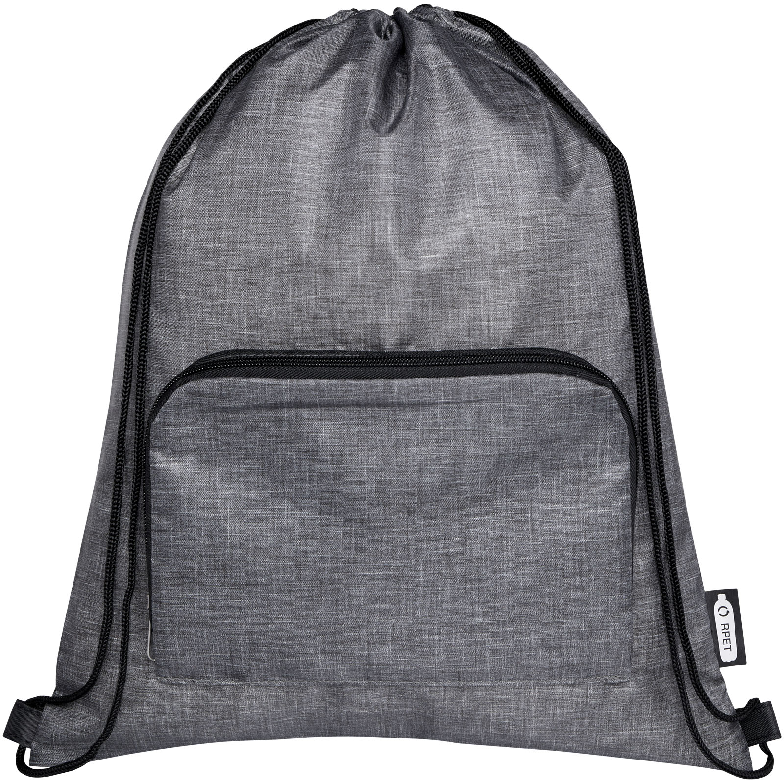 Advertising Drawstring Bags - Ash recycled foldable drawstring bag 7L - 1