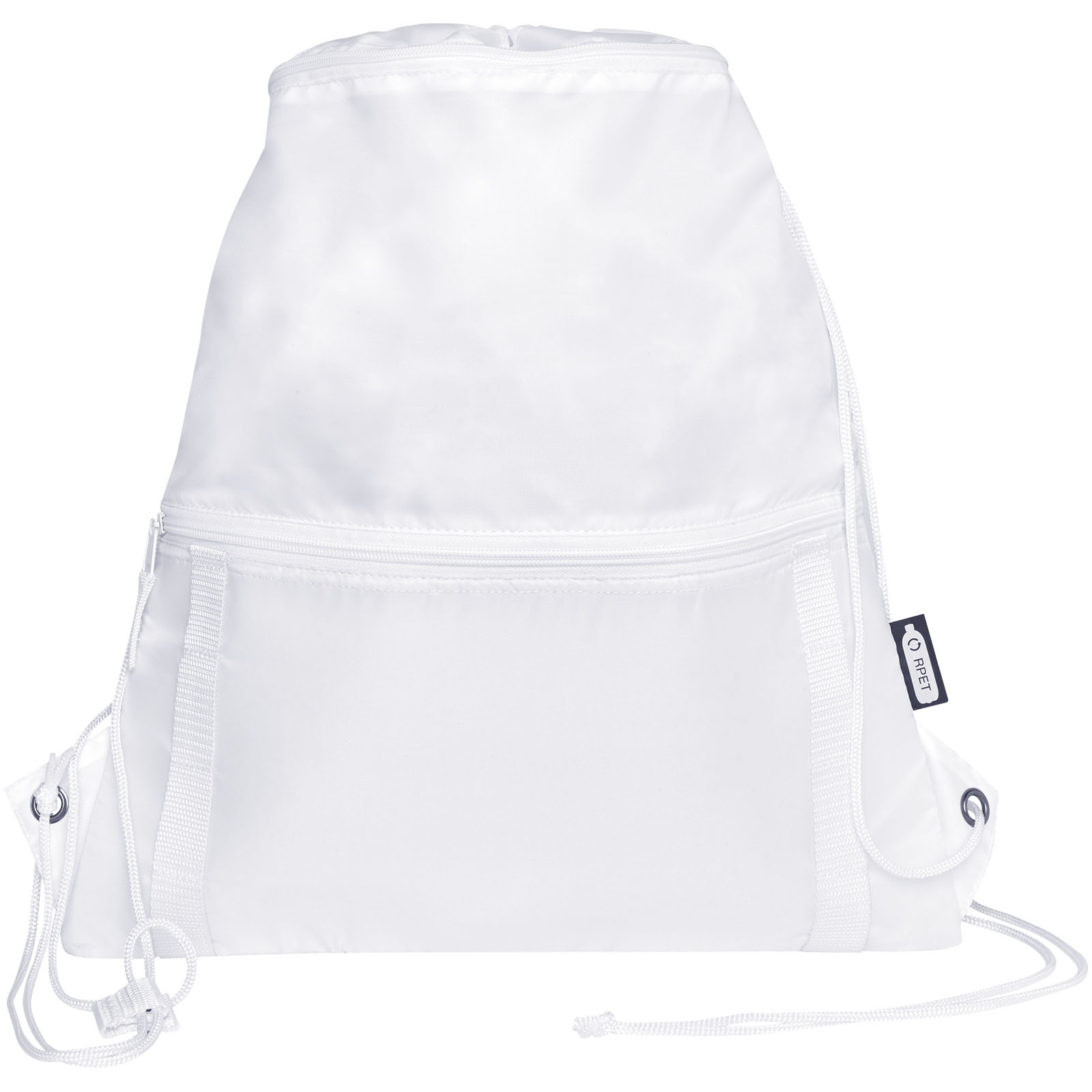 Advertising Drawstring Bags - Adventure recycled insulated drawstring bag 9L - 1