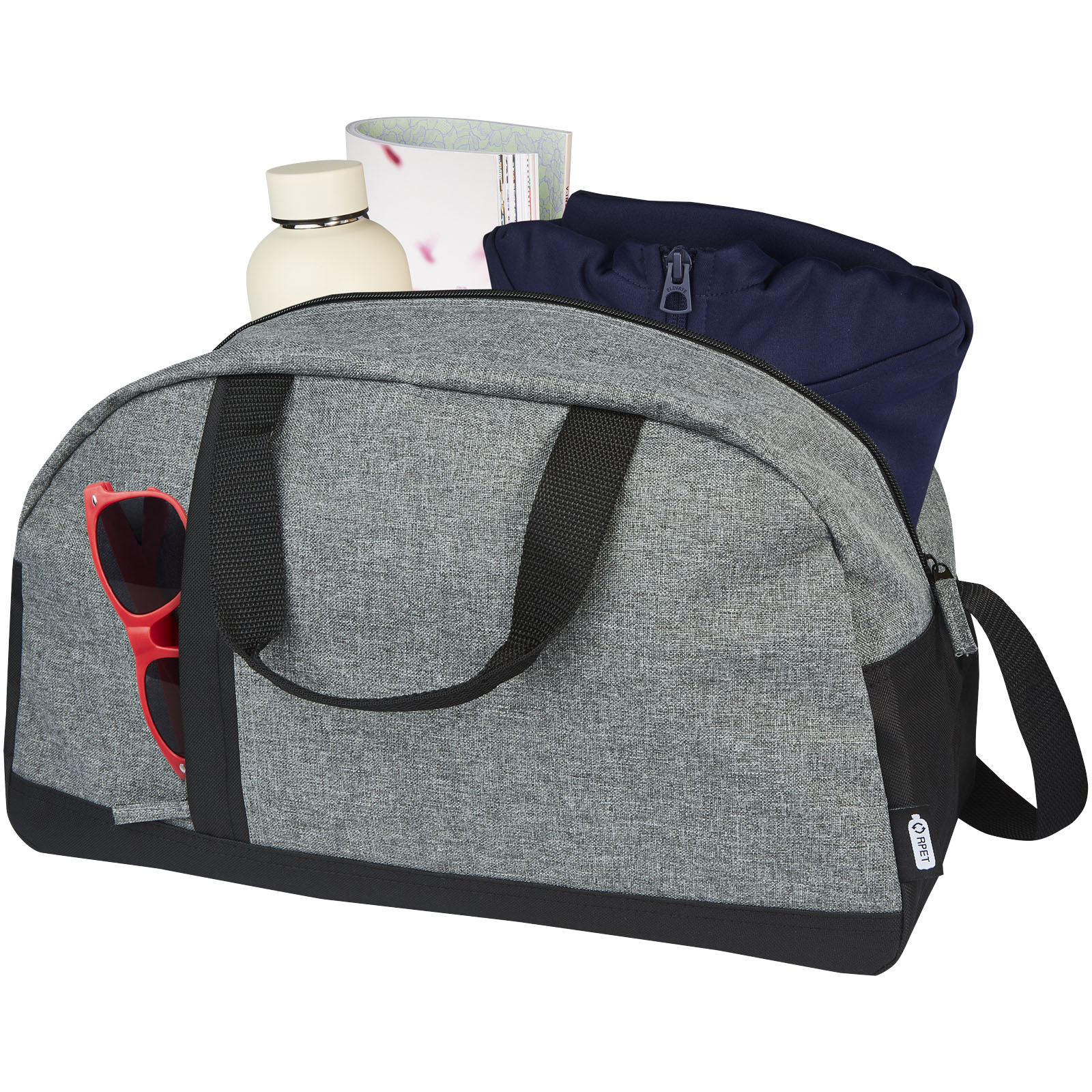 Advertising Sailor Bags - Reclaim GRS recycled two-tone sport duffel bag 21L - 3