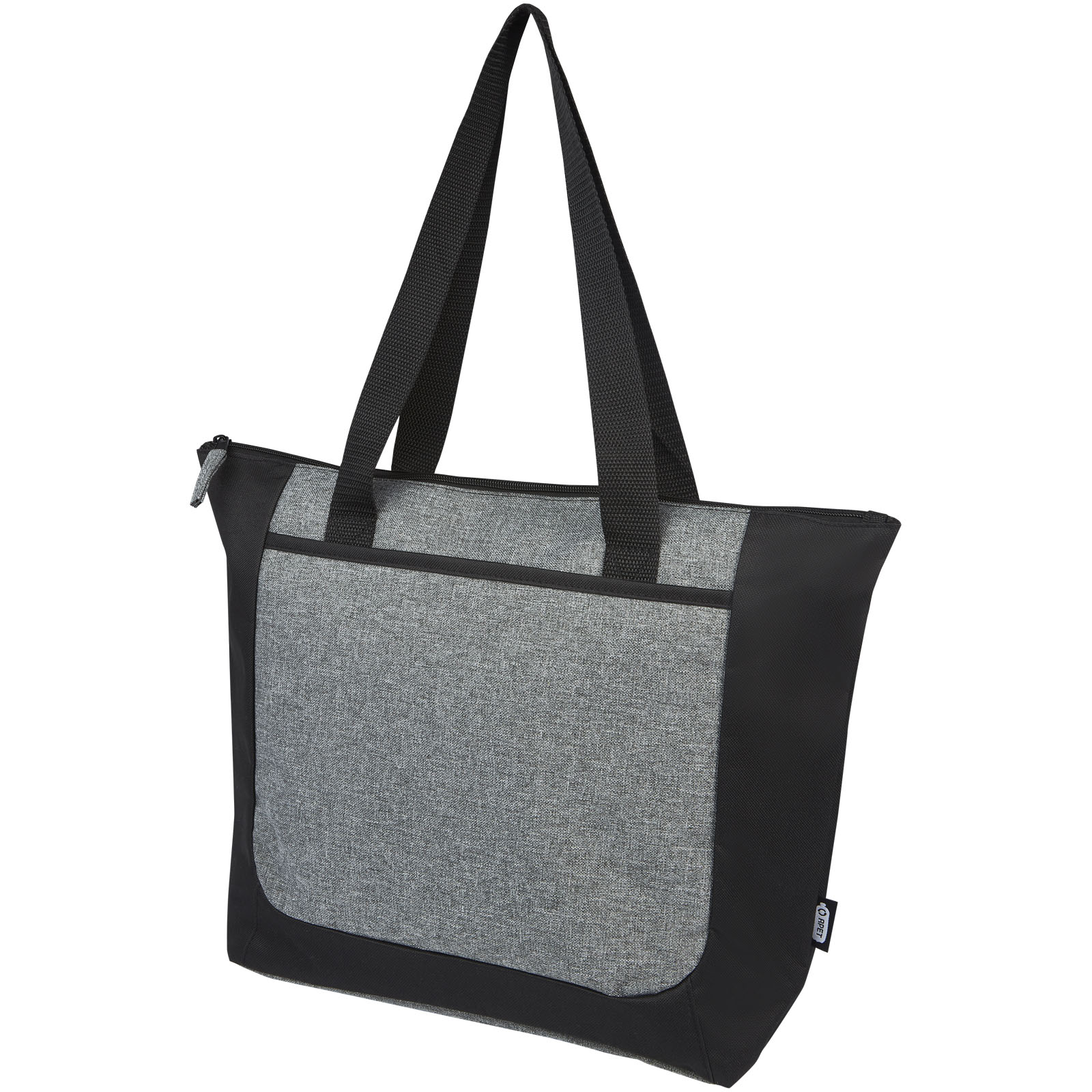 Bags - Reclaim GRS recycled two-tone zippered tote bag 15L