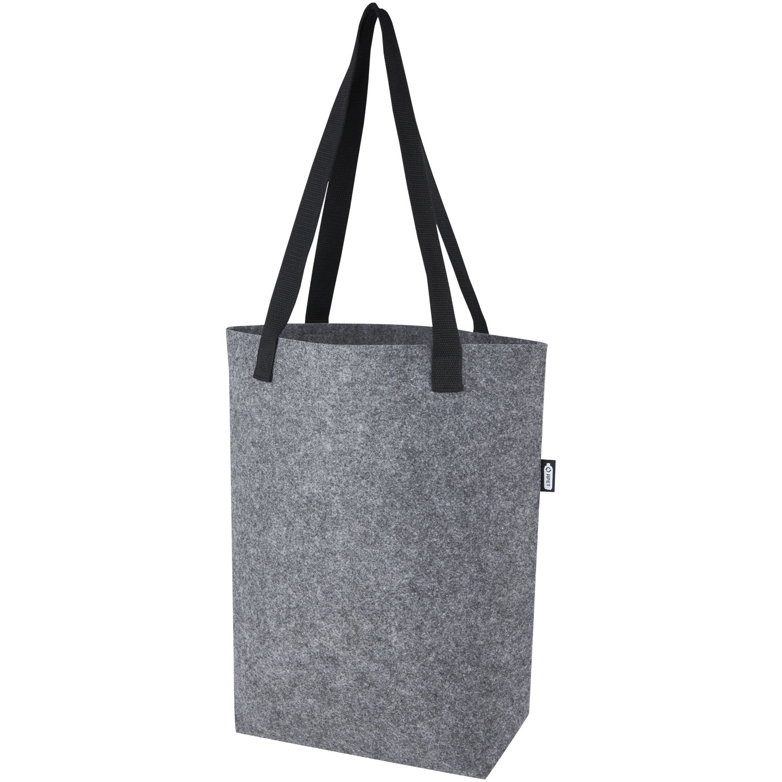 Advertising Shopping & Tote Bags - Felta GRS recycled felt tote bag with wide bottom 12L - 0