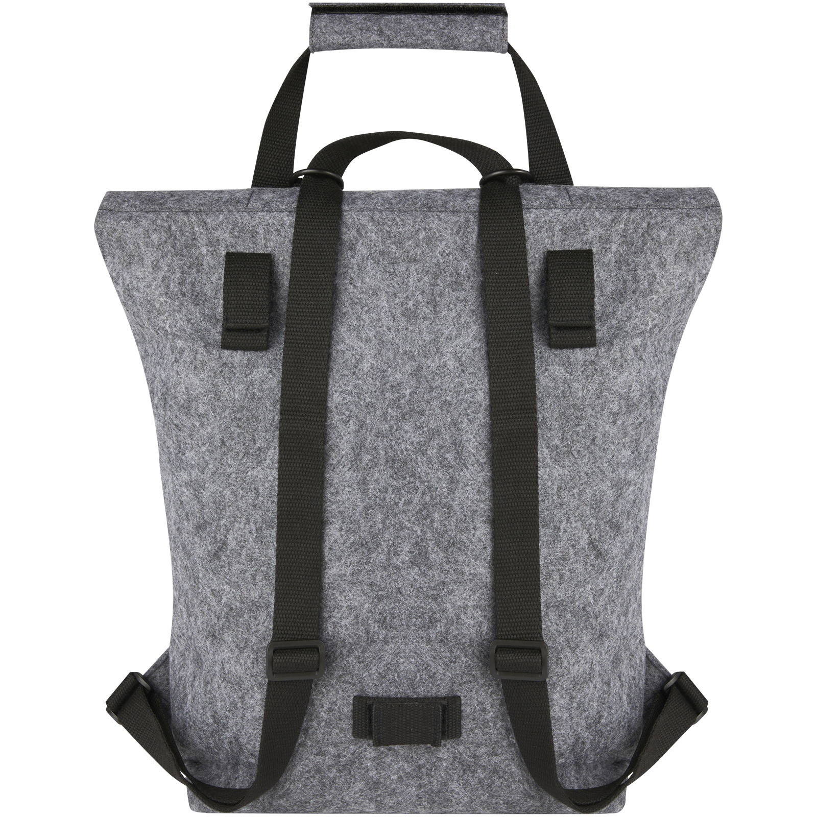 Advertising Backpacks - Felta GRS recycled felt roll-top bike bag 13L - 2
