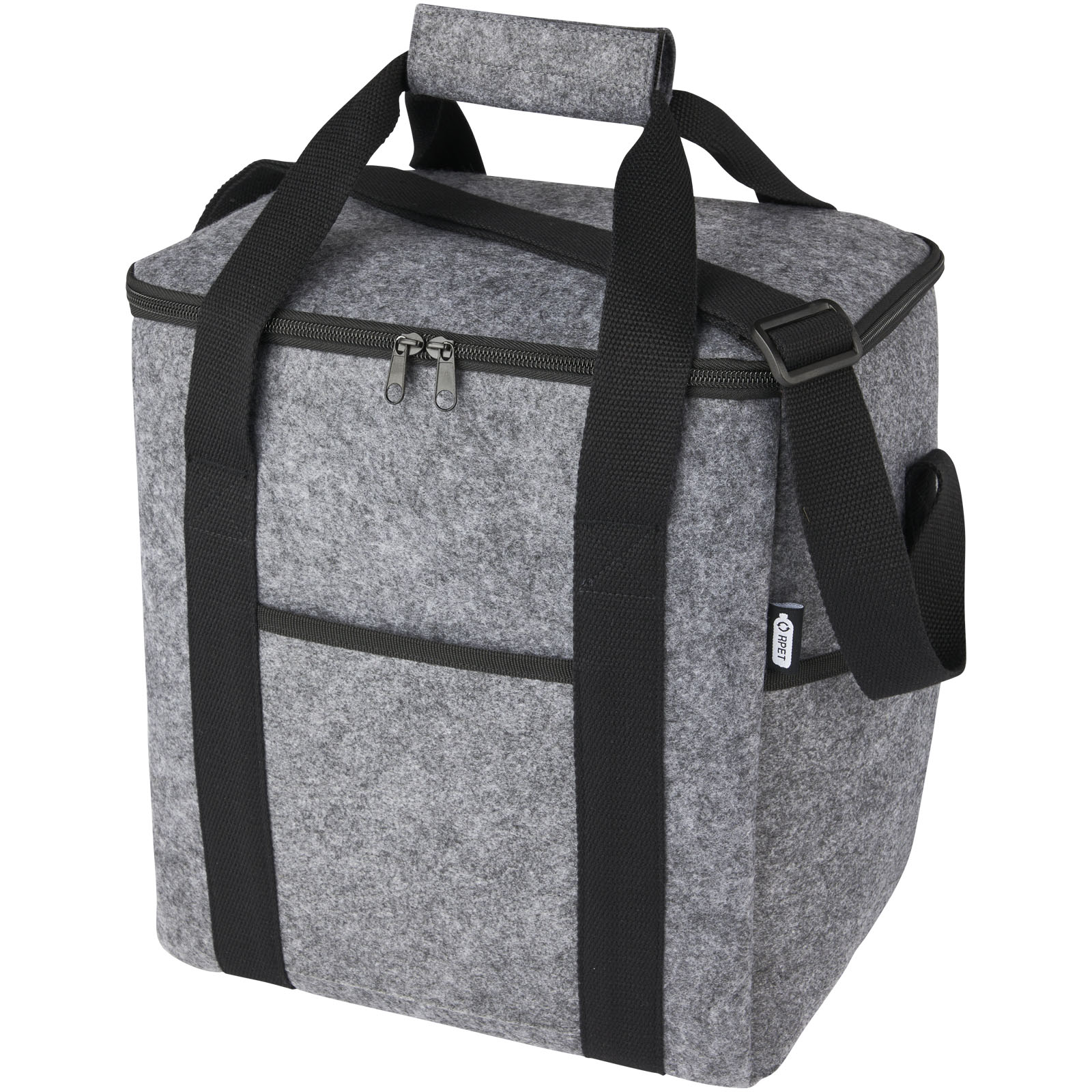 Advertising Cooler bags - Felta GRS recycled felt bottle cooler bag 21L - 0