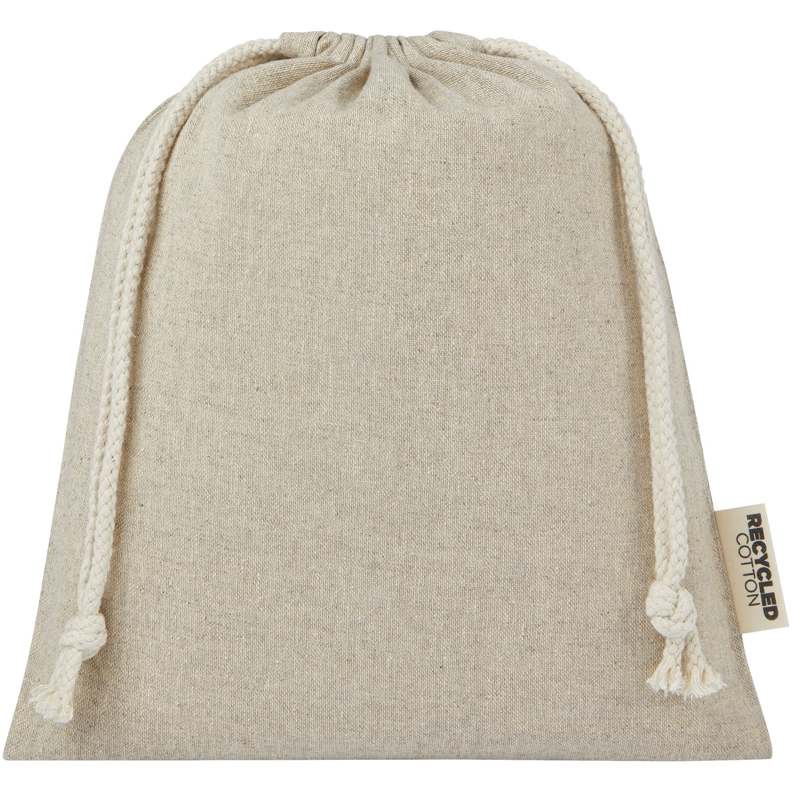 Sacs en coton publicitaires - Sac cadeau moyen Pheebs en coton recyclé GRS 150 g/m² de 1,5 L - 1