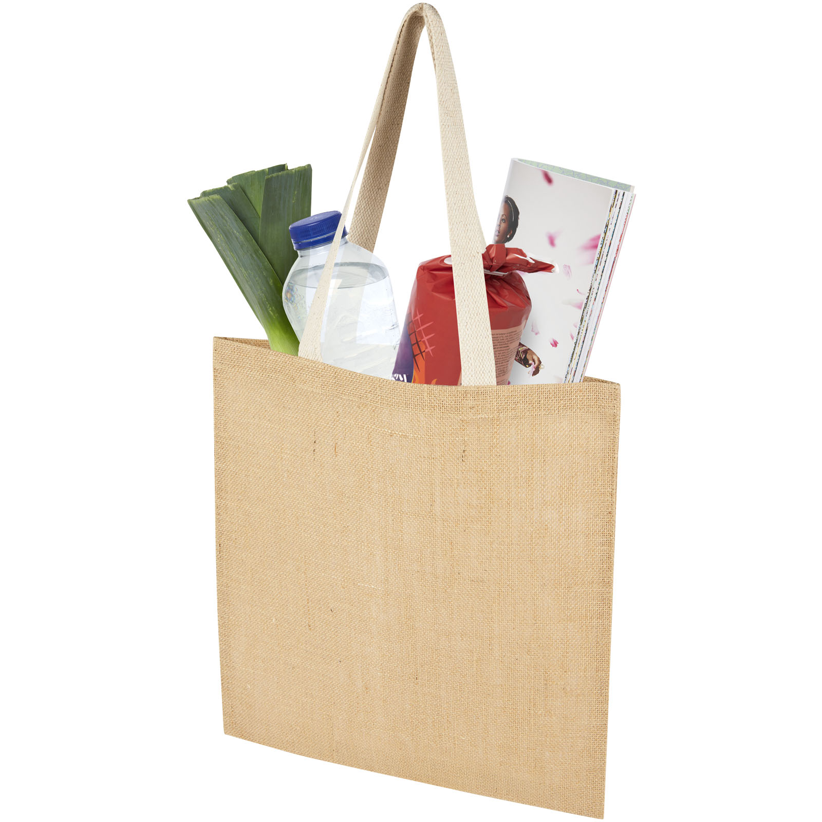 Advertising Shopping & Tote Bags - Juta 300 g/m² jute tote bag 7L - 2