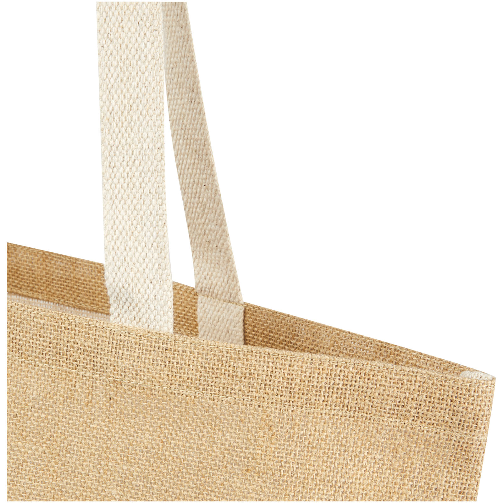 Sacs de shopping publicitaires - Sac shopping Juta de 12 L en jute 300 g/m² - 2