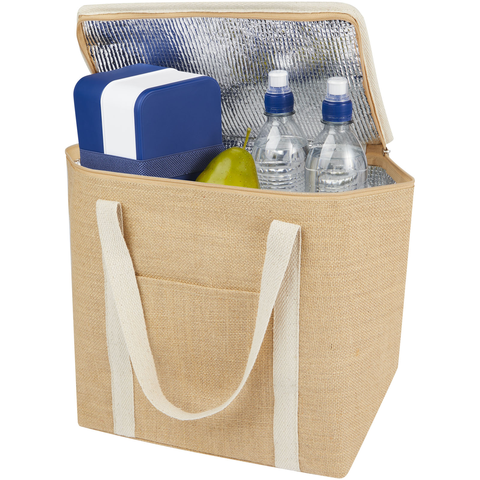 Advertising Cooler bags - Juta 300 g/m² jute cooler bag 19L - 3