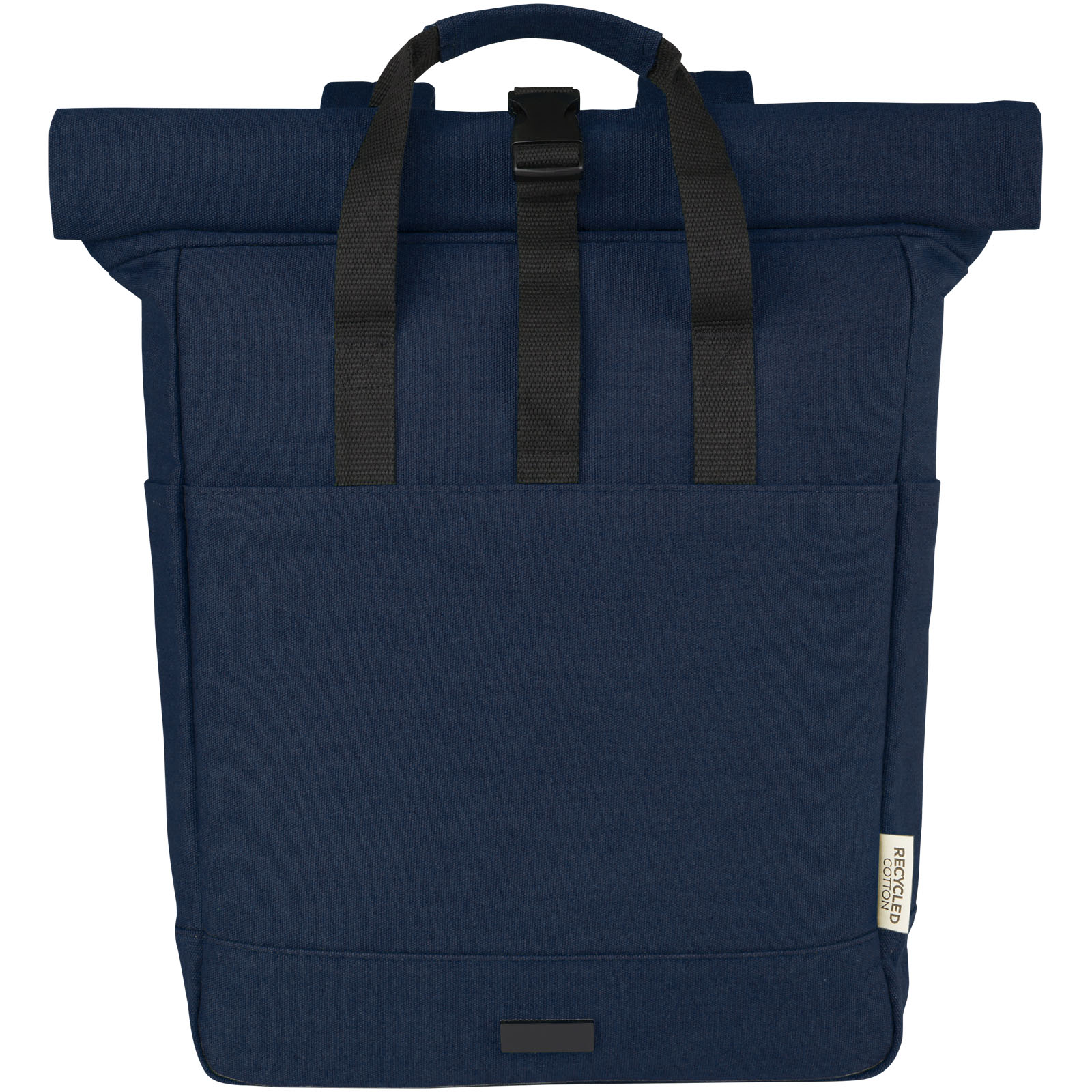 Sac à dos pour ordinateur publicitaires - Sac à dos pour ordinateur portable Joey de 15 L en toile recyclée GRS 15 pouces avec dessus enroulable - 1