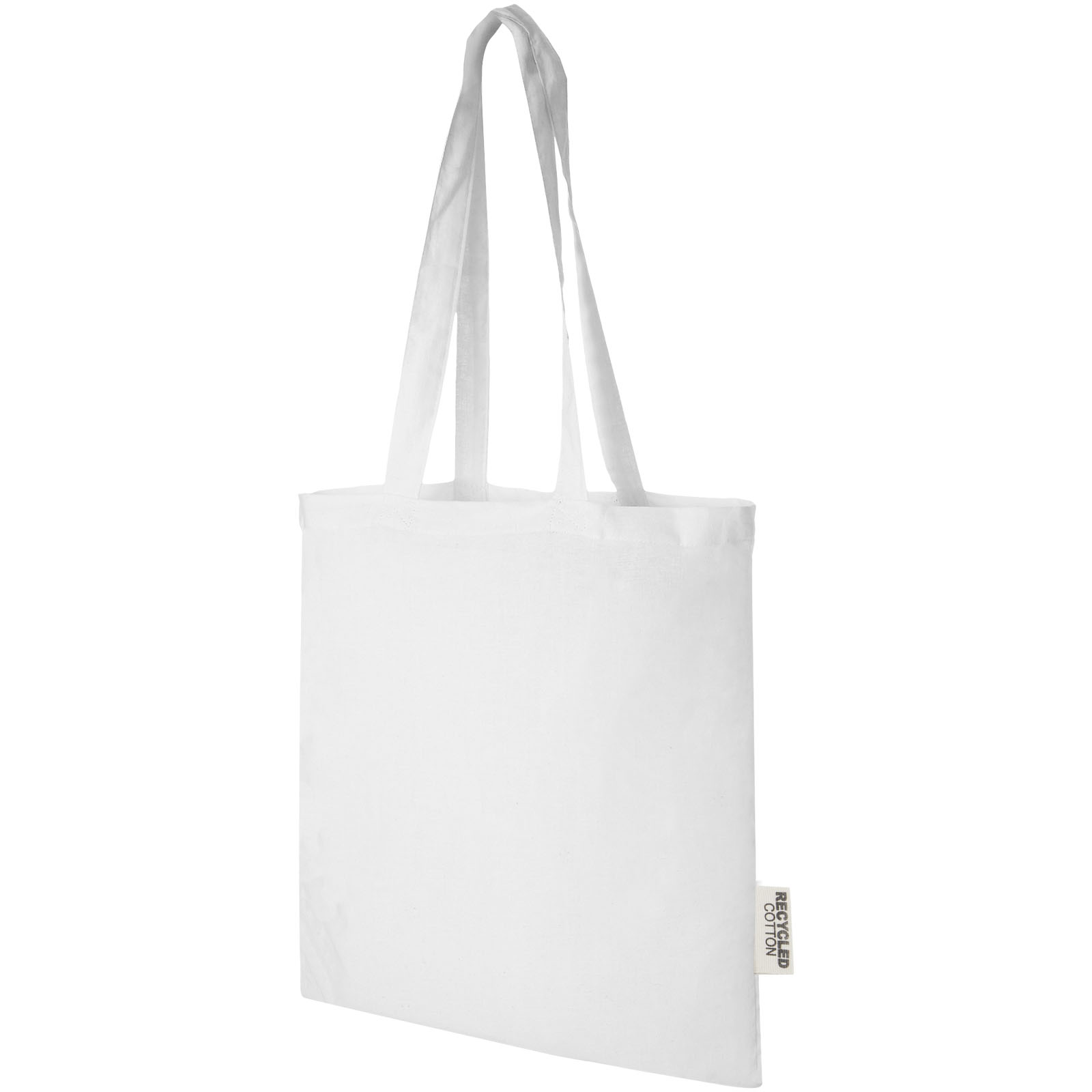 Sacs de shopping publicitaires - Sac shopping Madras en coton certifié GRS de 140 g/m2 de 7 L - 0