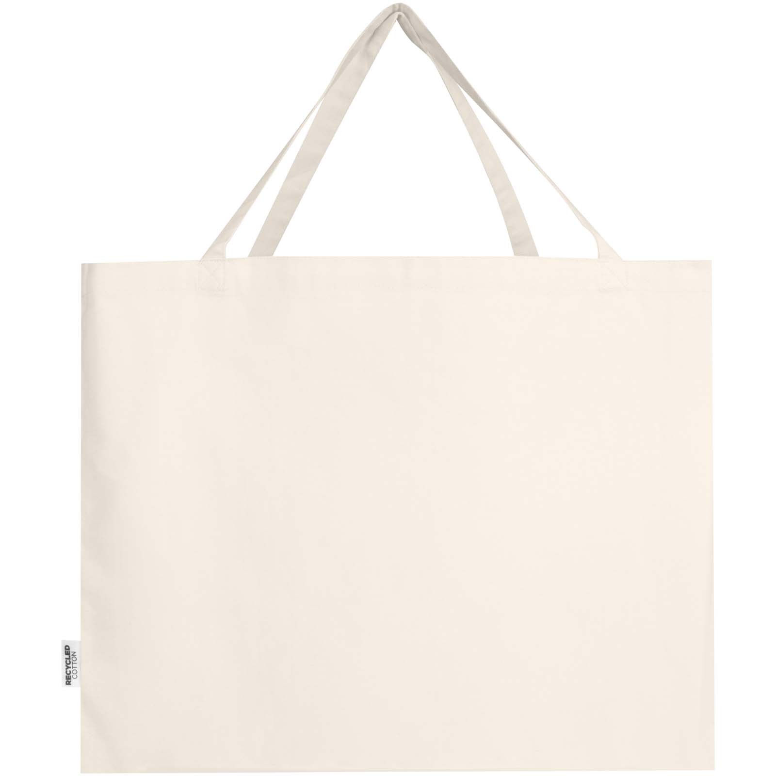 Sacs de shopping publicitaires - Sac shopping Odessa en coton recyclé 220 g/m² certifié GRS 40L - 2