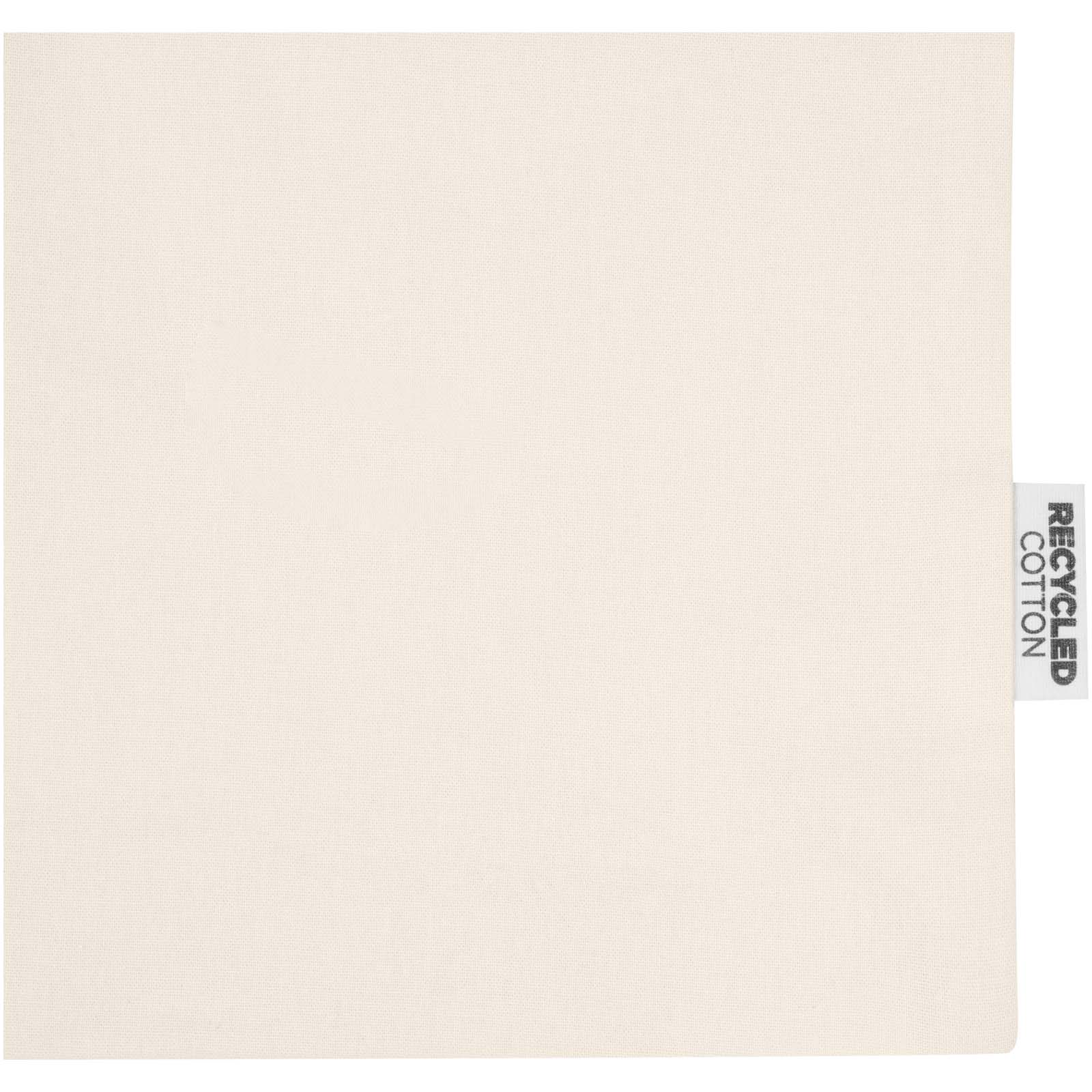 Sacs de shopping publicitaires - Sac shopping Odessa en coton recyclé 220 g/m² certifié GRS 40L - 4