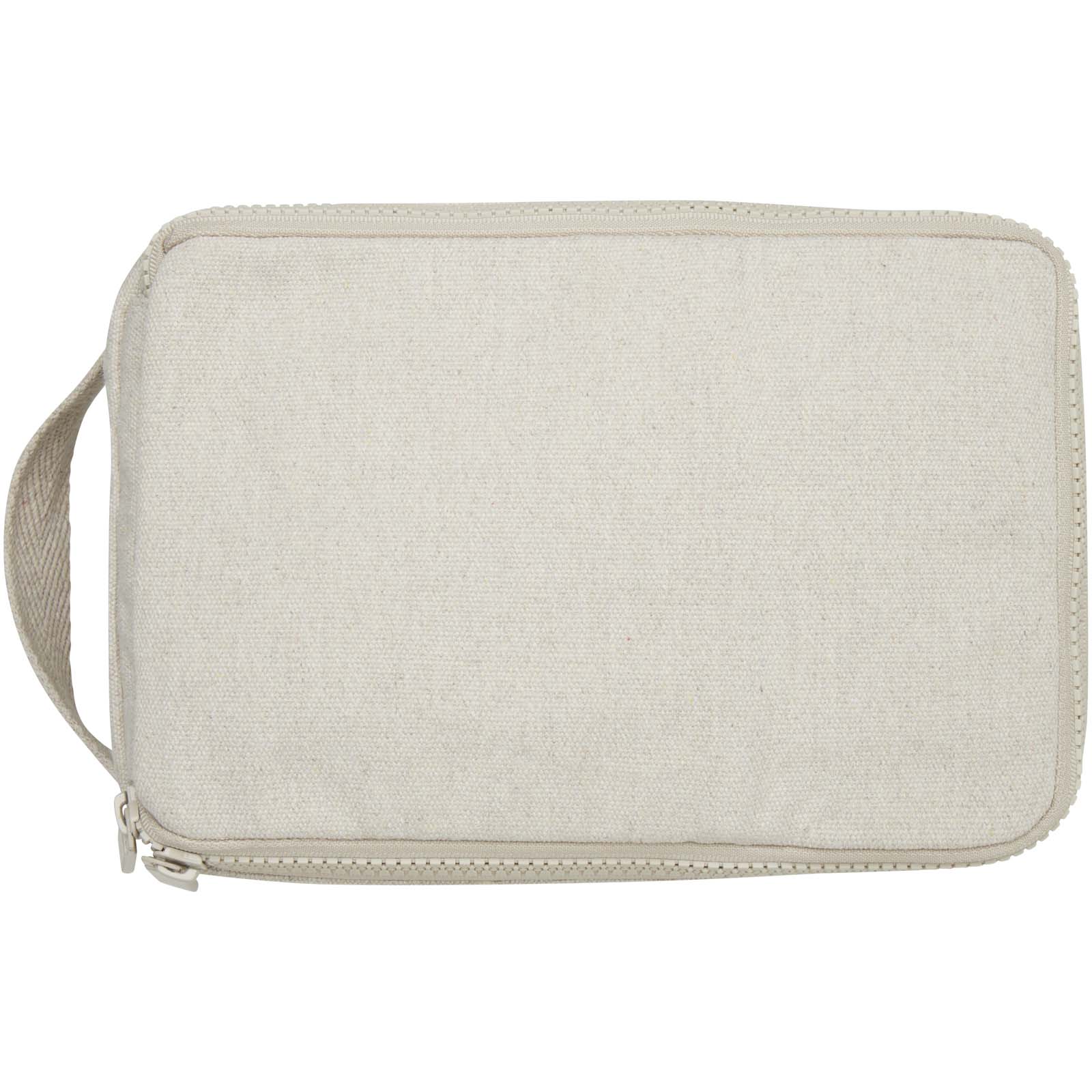 Trousses de toilette publicitaires - Organiseur de produits de toilette Pack 500 g/m² Aware™ recyclé - 1