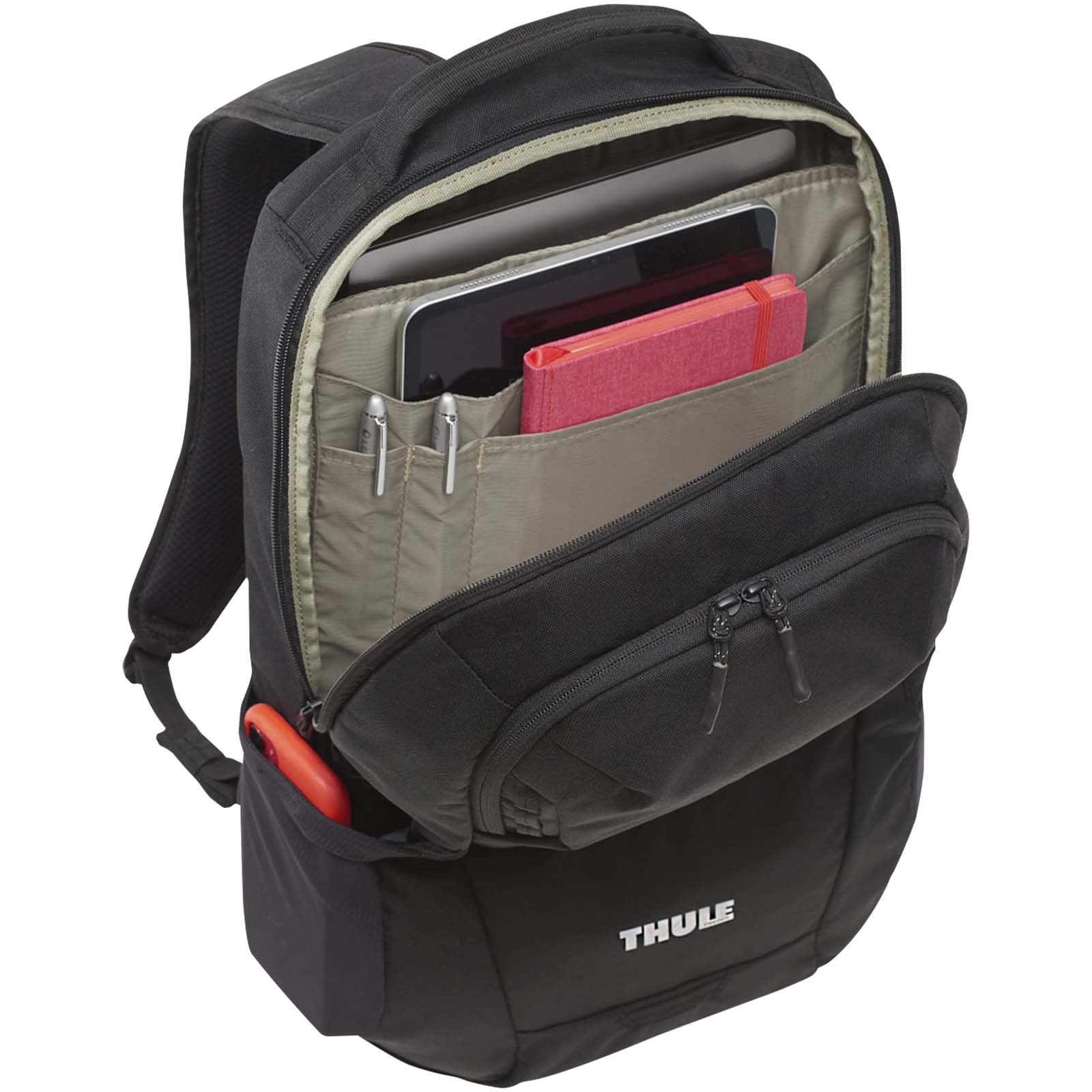 Sac à dos pour ordinateur publicitaires - Sac à dos pour ordinateur portable 16'' Thule Lumion recyclé  - 4