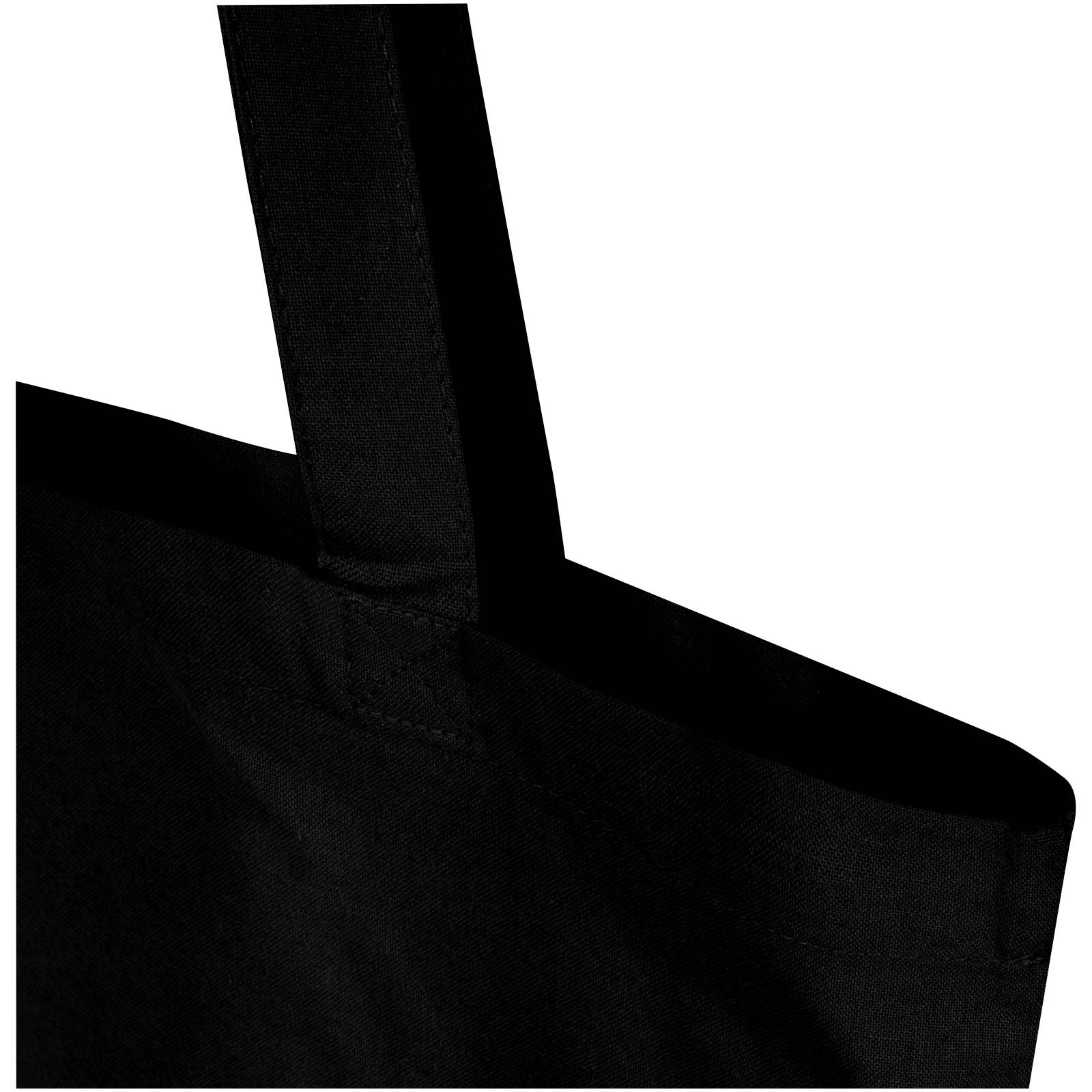 Sacs de shopping publicitaires - Sac shopping Madras Blend en coton recyclé GRS 140 g/m² - 3