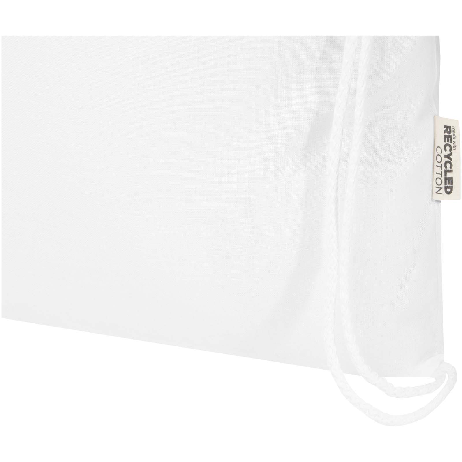 Sacs à dos ficelle publicitaires - Sac de 5 L avec cordon Oregon Blend en coton recyclé 140 g/m² certifié GRS - 3