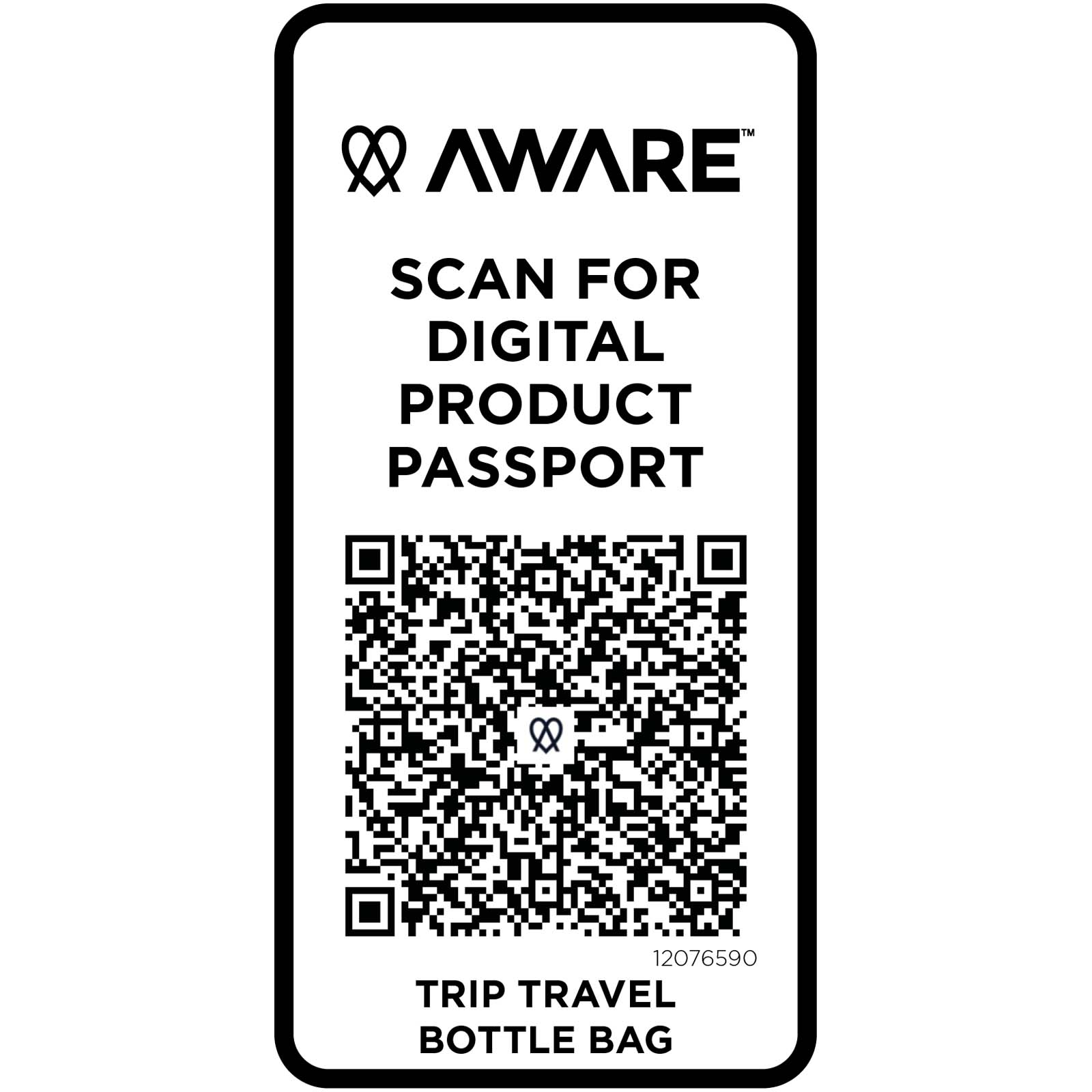 Sacs de voyage publicitaires - Sac porte-bouteille Trip Aware™ de 2 L en matériaux recyclés - 5