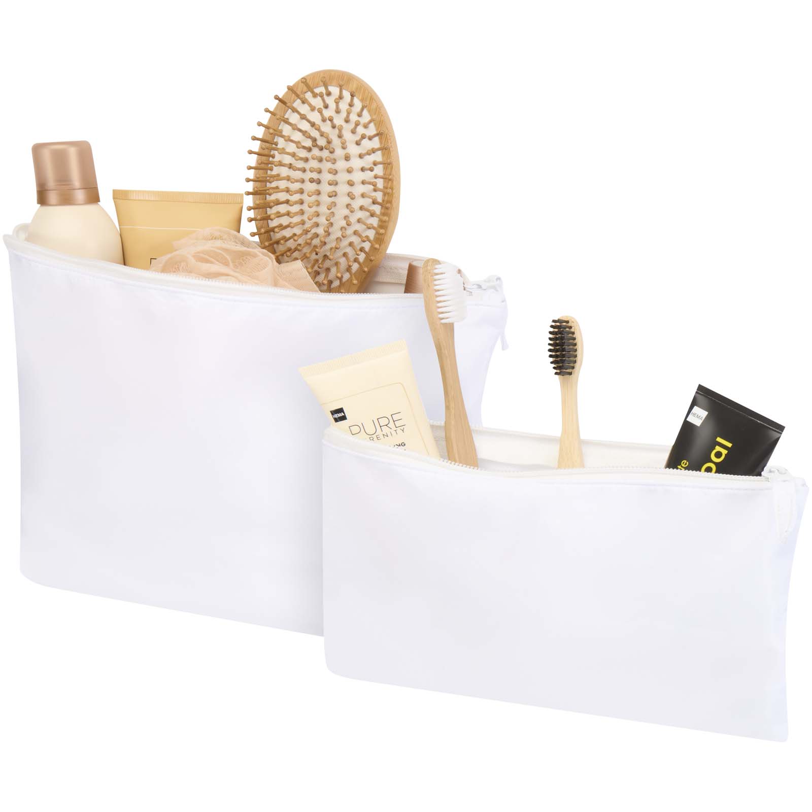 Advertising Toiletry Bags - Swift GRS recycled toiletry bag set - 2