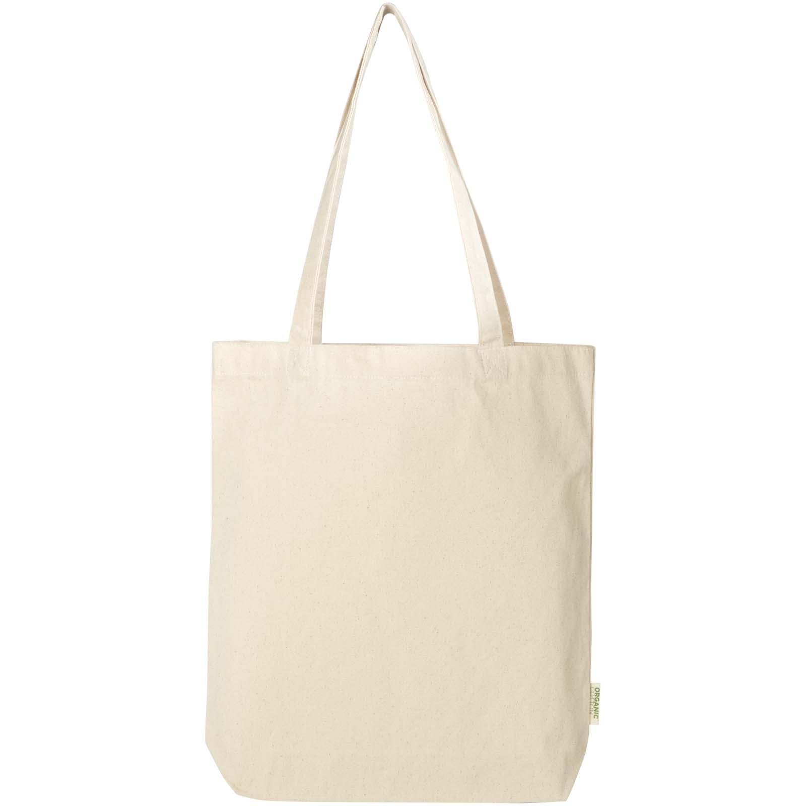 Advertising Shopping & Tote Bags - Odisha 180 g/m² OCS organic wide bottom tote bag 11L - 1