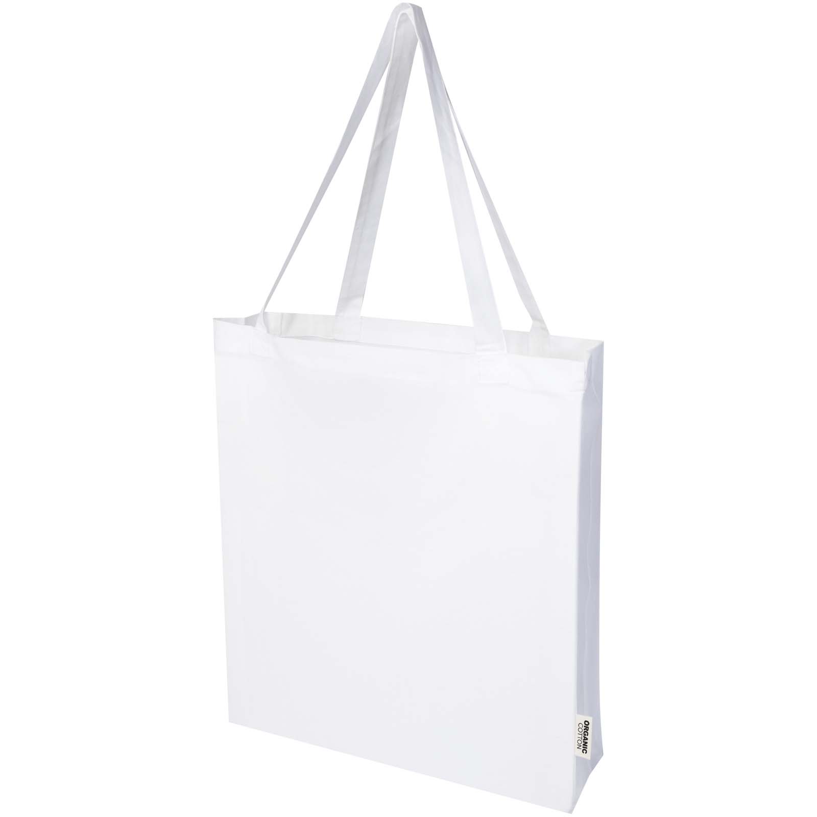 Sacs de shopping publicitaires - Sac shopping à soufflets Odisha bio OCS 180 g/m2 de 14 L 