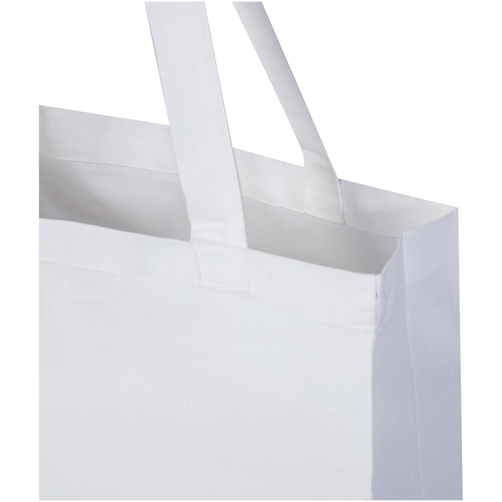 Sacs de shopping publicitaires - Sac shopping à soufflets Odisha bio OCS 180 g/m2 de 14 L  - 3