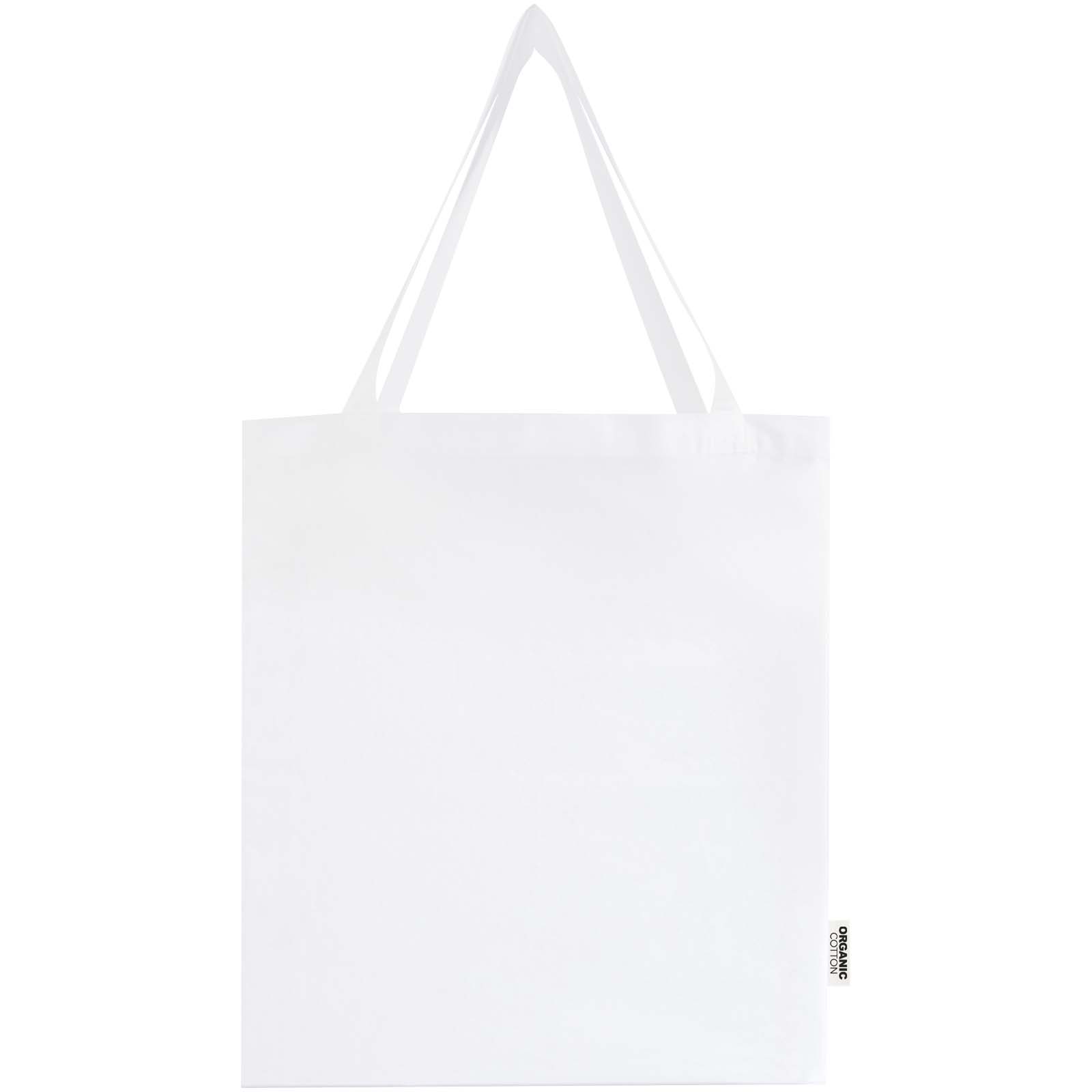 Sacs de shopping publicitaires - Sac shopping à soufflets Odisha bio OCS 180 g/m2 de 14 L  - 1