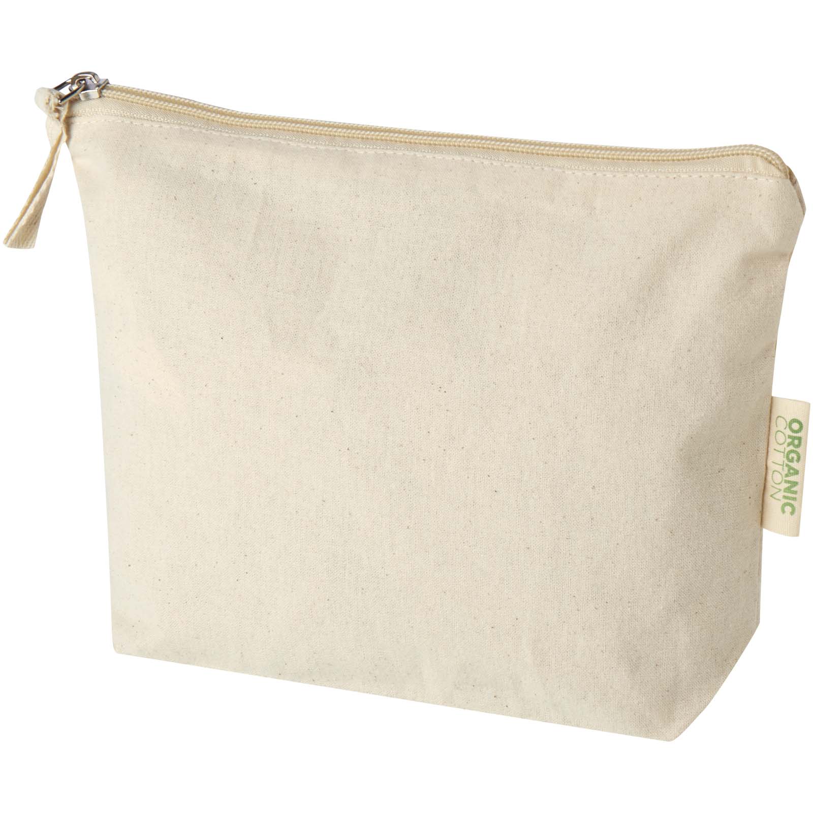 Advertising Toiletry Bags - Odisha 180 g/m² OCS organic toiletry bag 1L