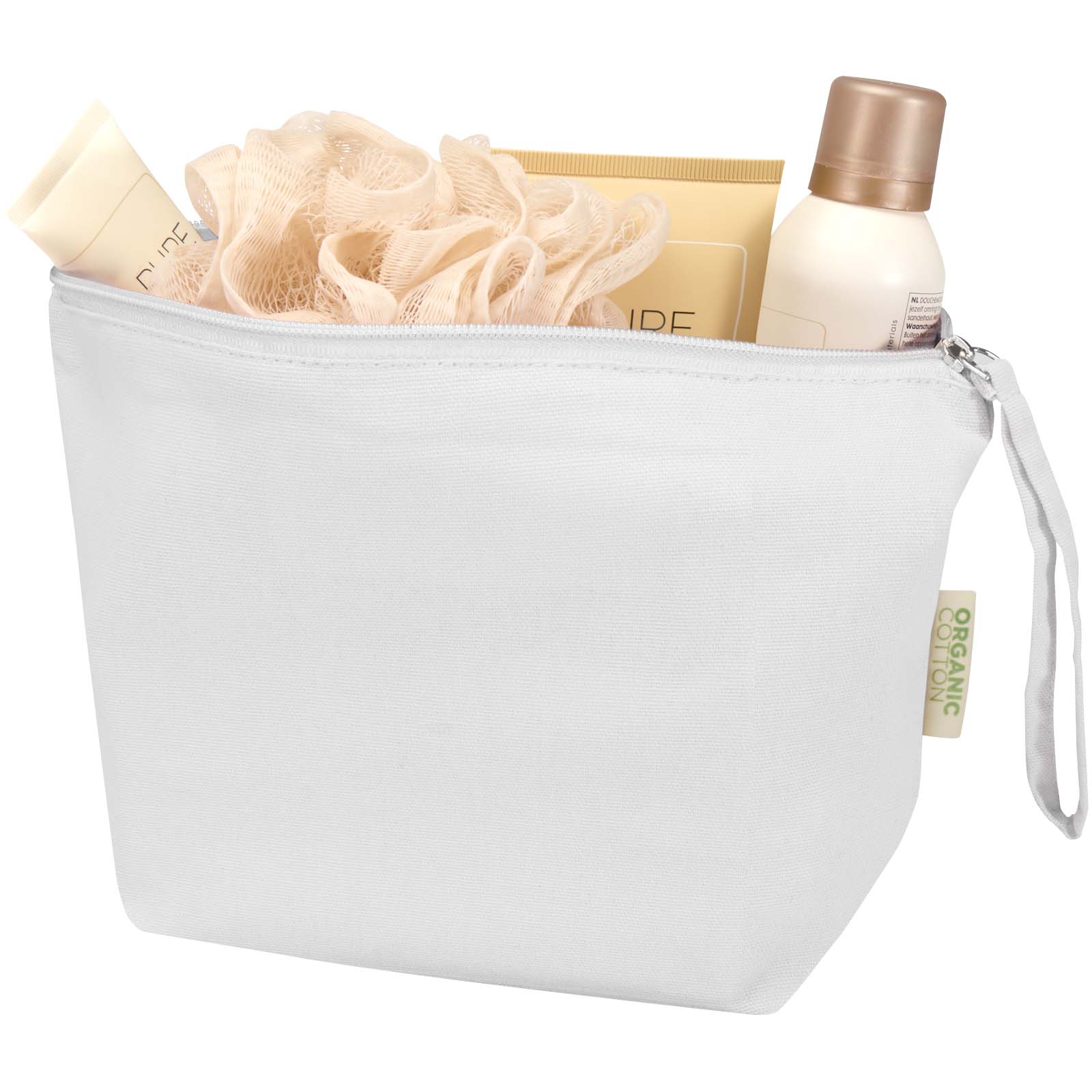 Advertising Travel bags - Odisha 180 g/m² OCS organic large accessory pouch 3L  - 2