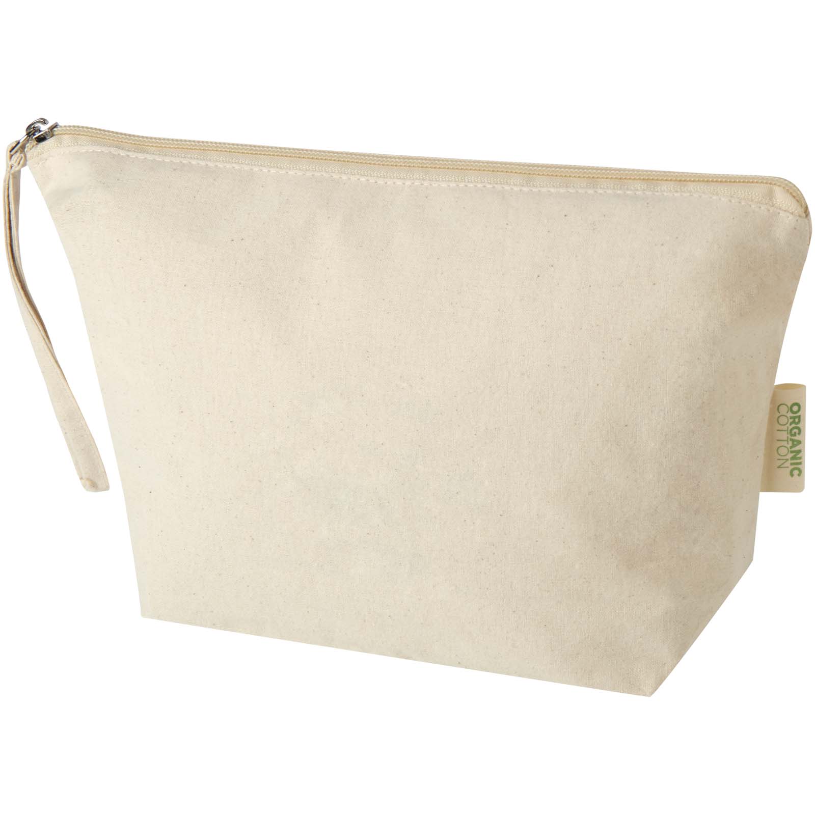Advertising Travel bags - Odisha 180 g/m² OCS organic large accessory pouch 3L