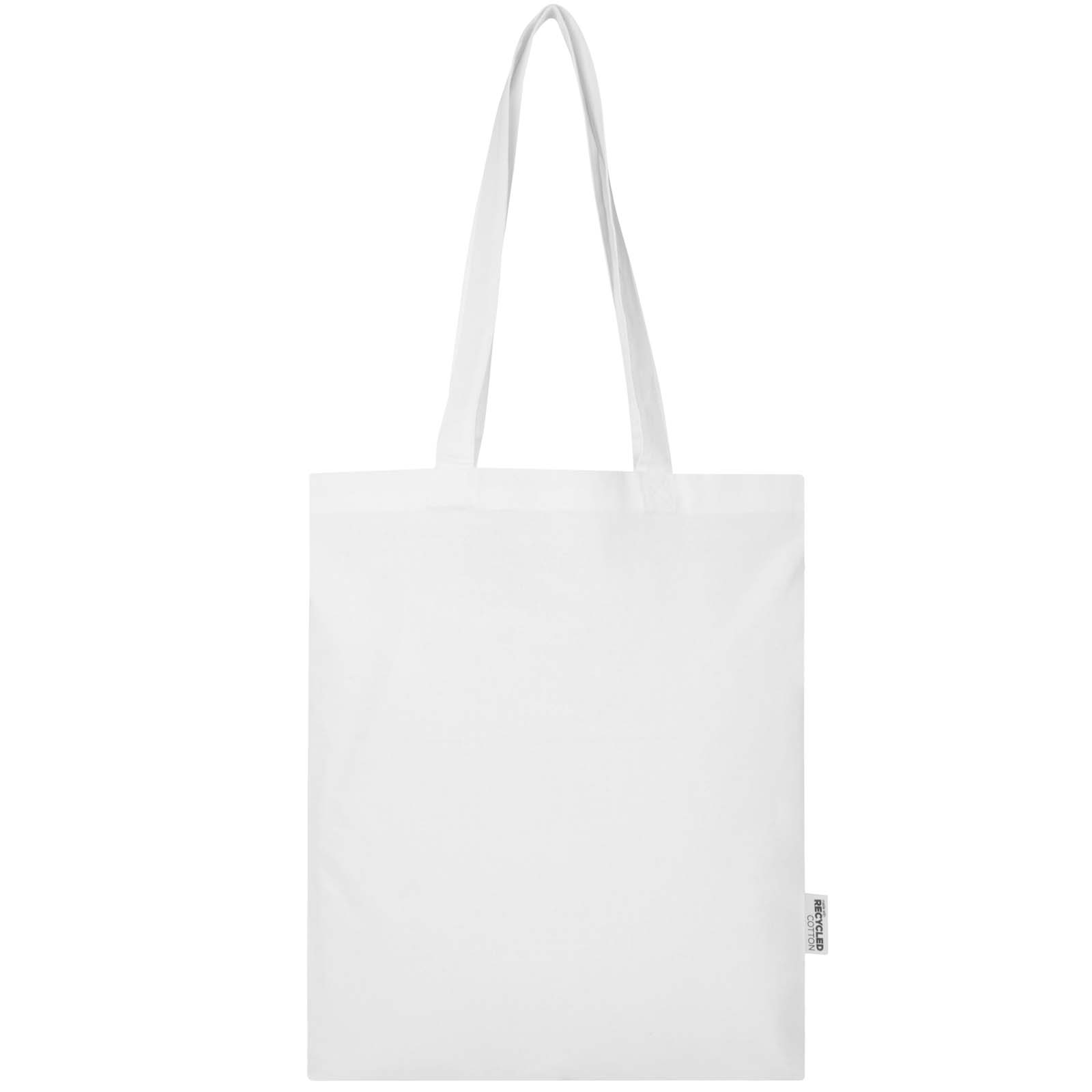 Sacs de shopping publicitaires - Sac shopping Peru Blend en coton recyclé GRS 180 g/m2 7 L - 1