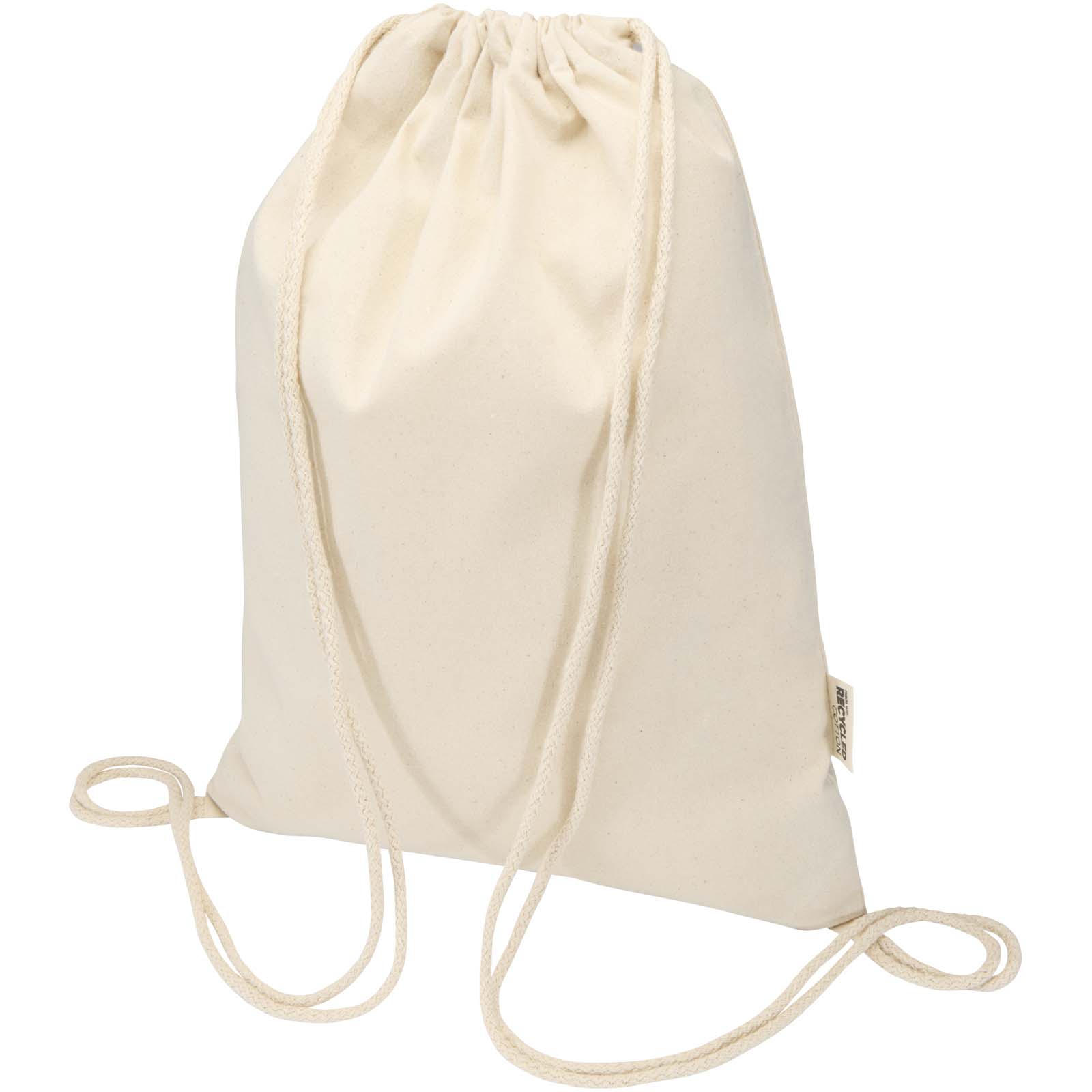 Advertising Drawstring Bags - Peru Blend 180 g/m² GRS recycled drawstring bag 5L