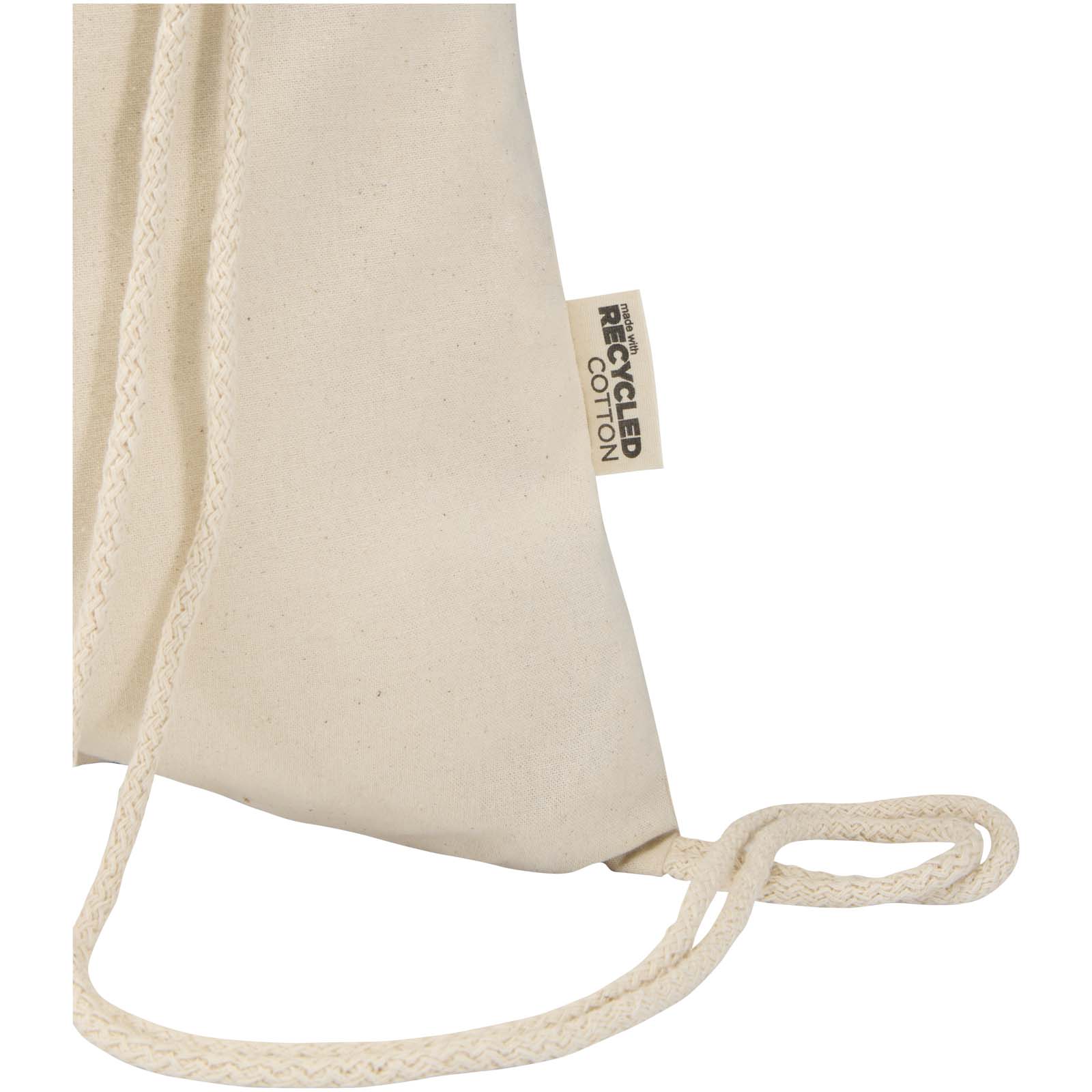 Advertising Drawstring Bags - Peru Blend 180 g/m² GRS recycled drawstring bag 5L - 3